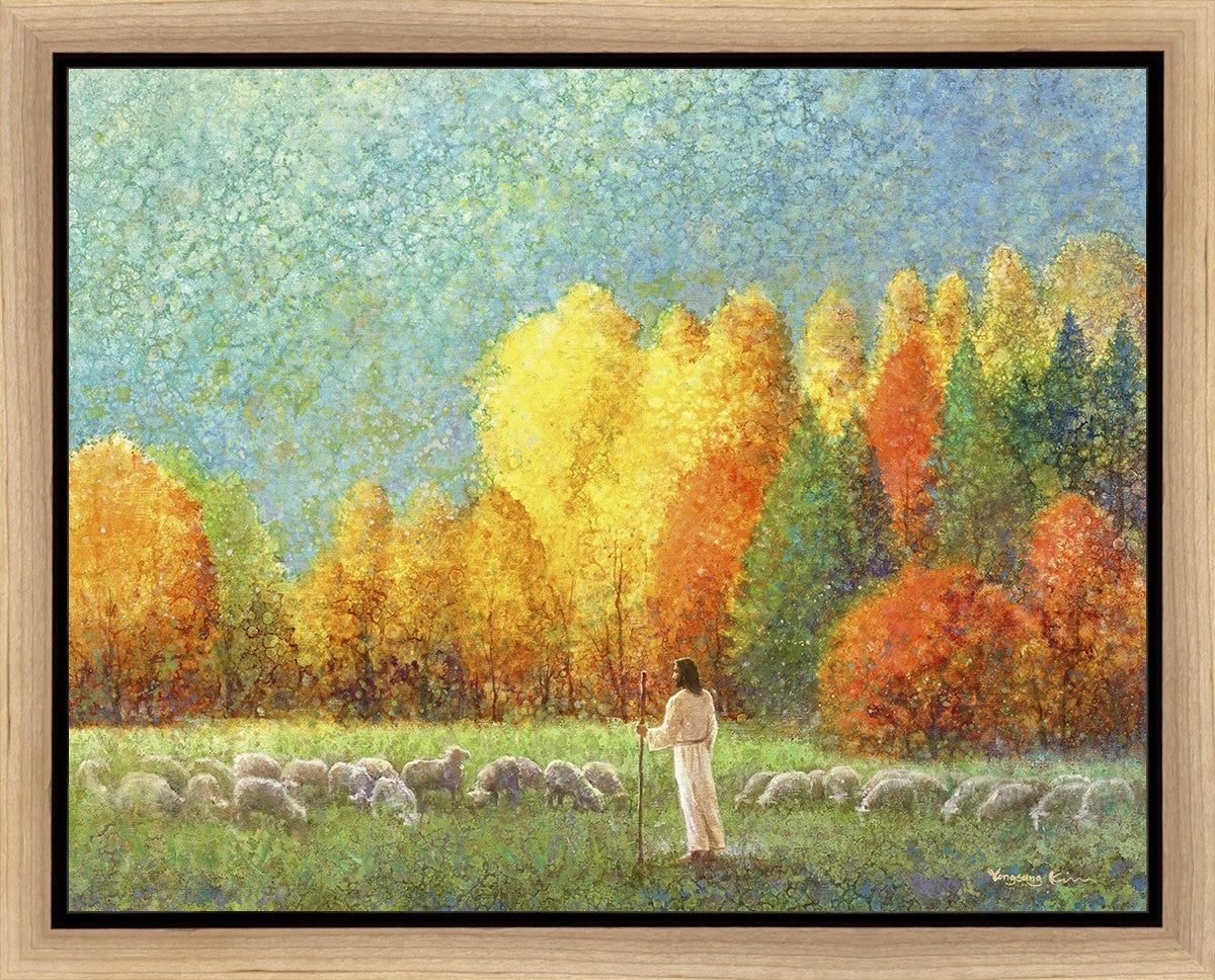 Changing Seasons Gallery Wrap Canvas Art - Stunning Seasonal Landscape Wall Decor for Living Room, Bedroom & Office
