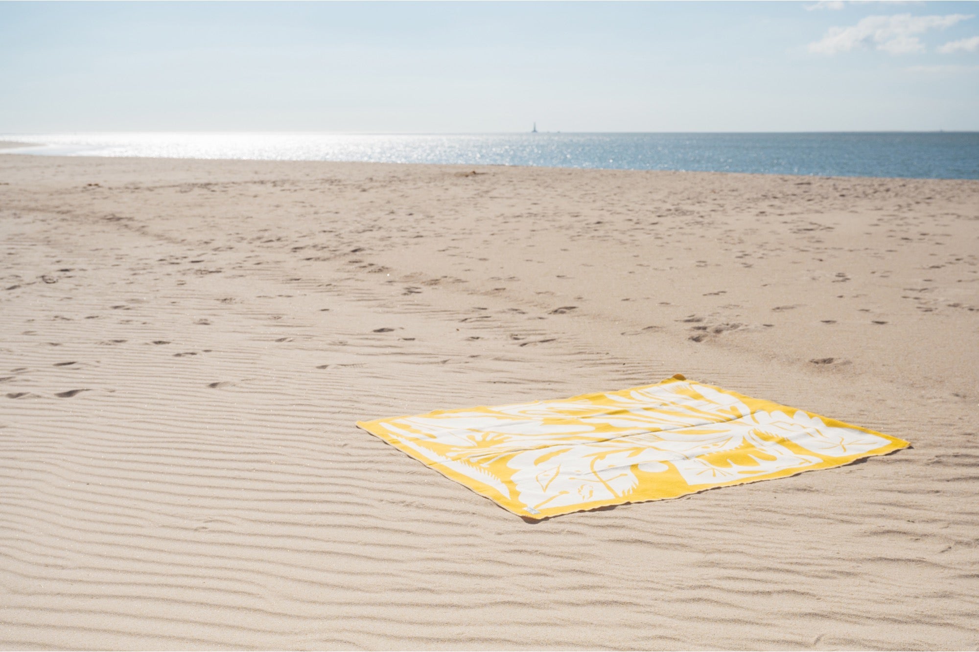 Lino Throw Blanket in Mellow Yellow - Soft & Cozy Knit Throw for Couch, Bed, or Outdoor Use