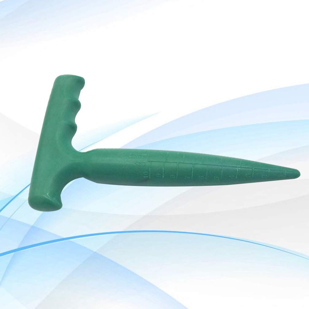 GANAZONO Plastic Transplanting Dibber - Garden Planting Tool with Measurement Scale for Seedlings & Flowers | Perfect for Home Gardening, Greenhouse & Outdoor Planting