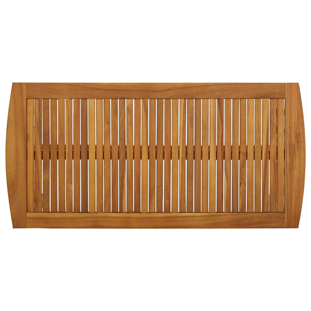 40.2x19.7x16.9 Inch Solid Acacia Wood Coffee Table - Modern Living Room Tea Table, Sofa Table & TV Stand | Fast Shipping | Perfect for Small Spaces, Apartments & Cozy Home Decor