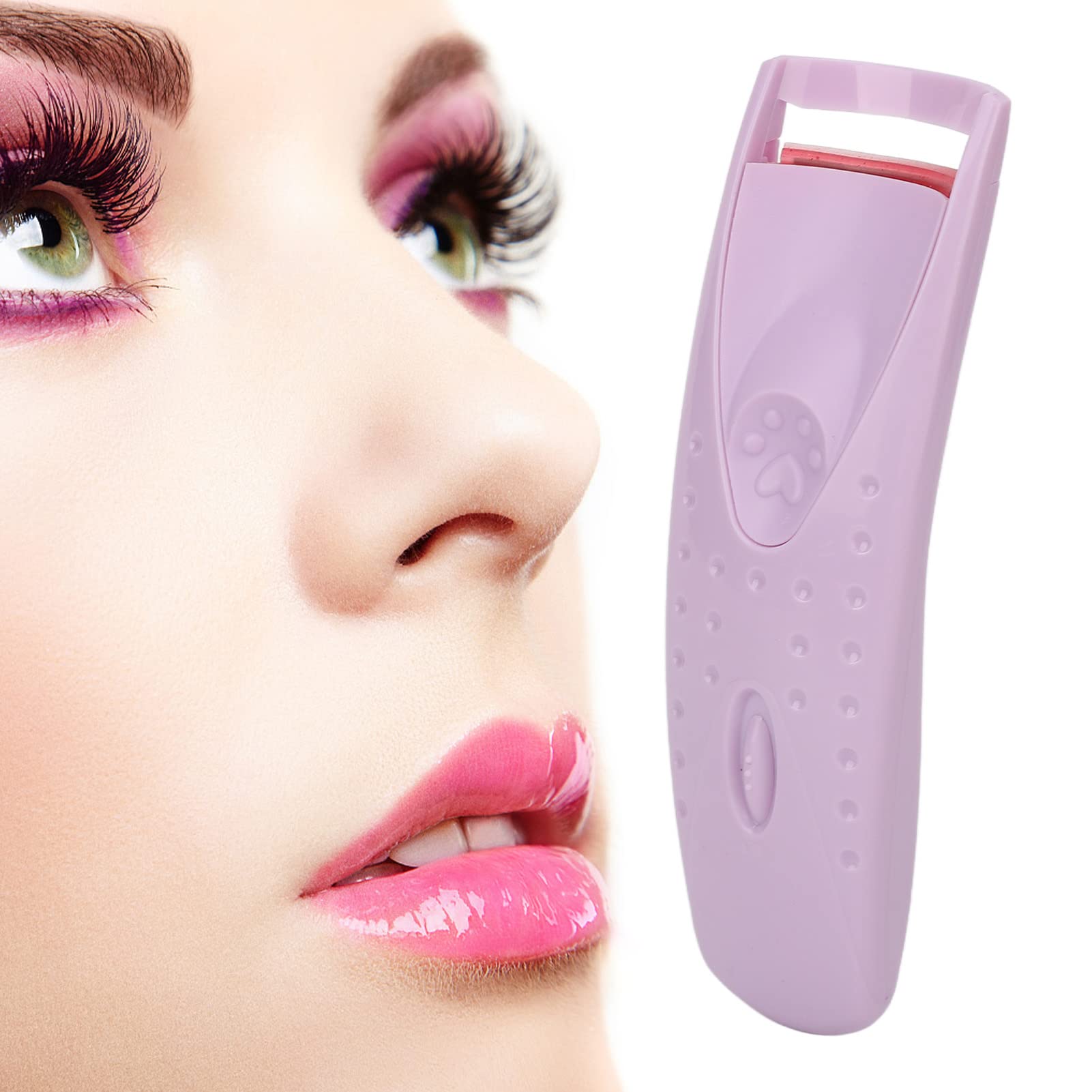 Best Heated Eyelash Curler - Rechargeable USB Eyelash Curling Tool for Long Lasting Curls | Perfect for Women & Girls | Home, Travel & Party Makeup Essential