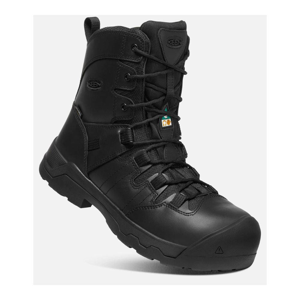 **Keen Oshawa Plus Men's 8 Composite Toe Waterproof Work Boot - Durable Safety Shoes for Construction, Hiking & Outdoor Work (Model: 1026792)**