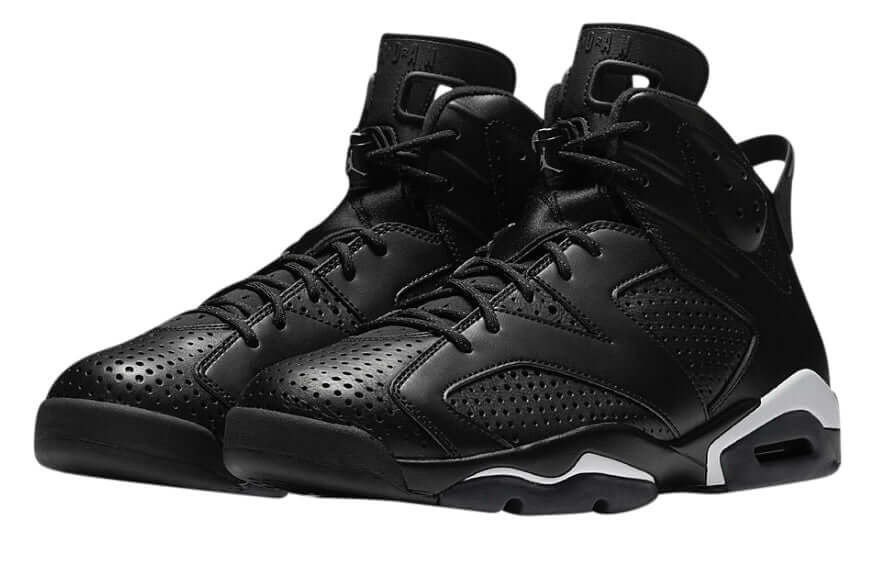 Original Air Jordan 6 Retro 'Black Cat' Men's Basketball Shoes - Stylish Sneakers for Streetwear & Basketball Performance