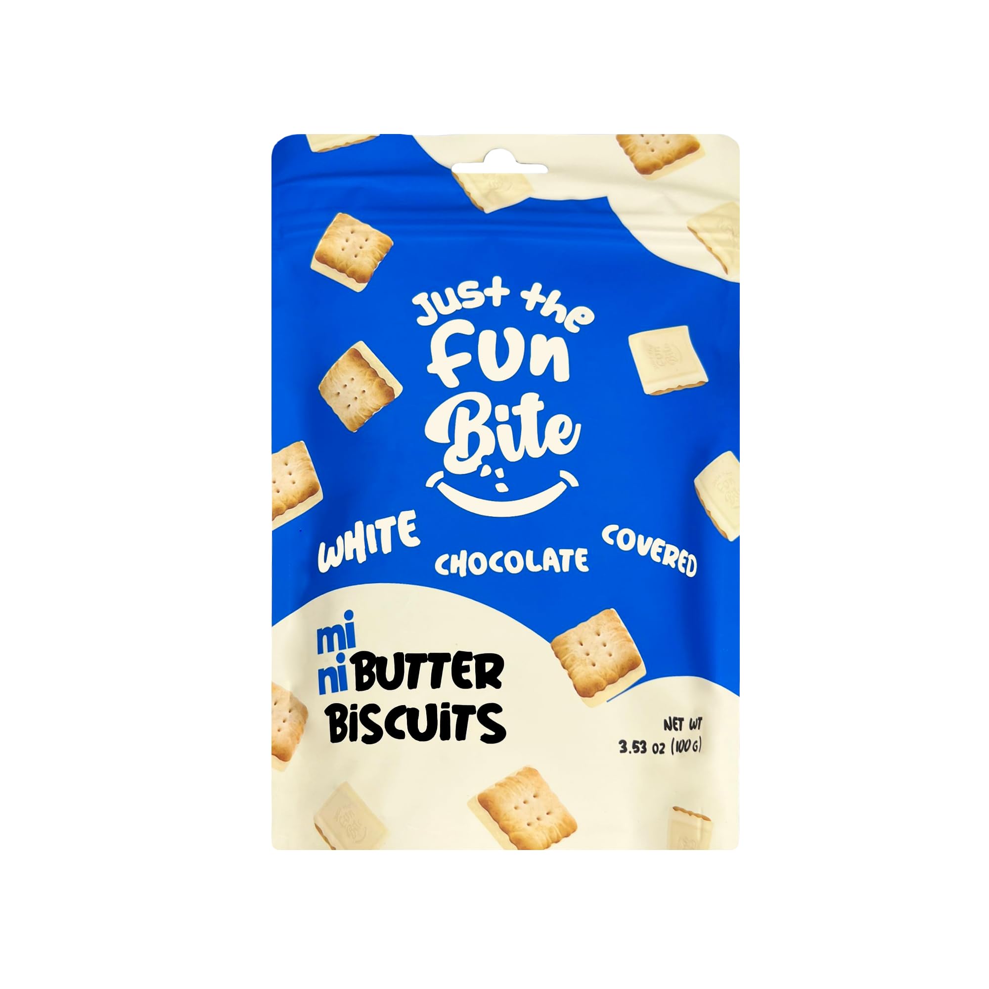 Just The Fun Part Mini Butter Biscuits Bites - Crunchy Snack, Resealable Bag, 3.53 oz (Pack of 3) Variety Pack - Perfect for Lunchboxes, Office Snacks & On-The-Go Treats