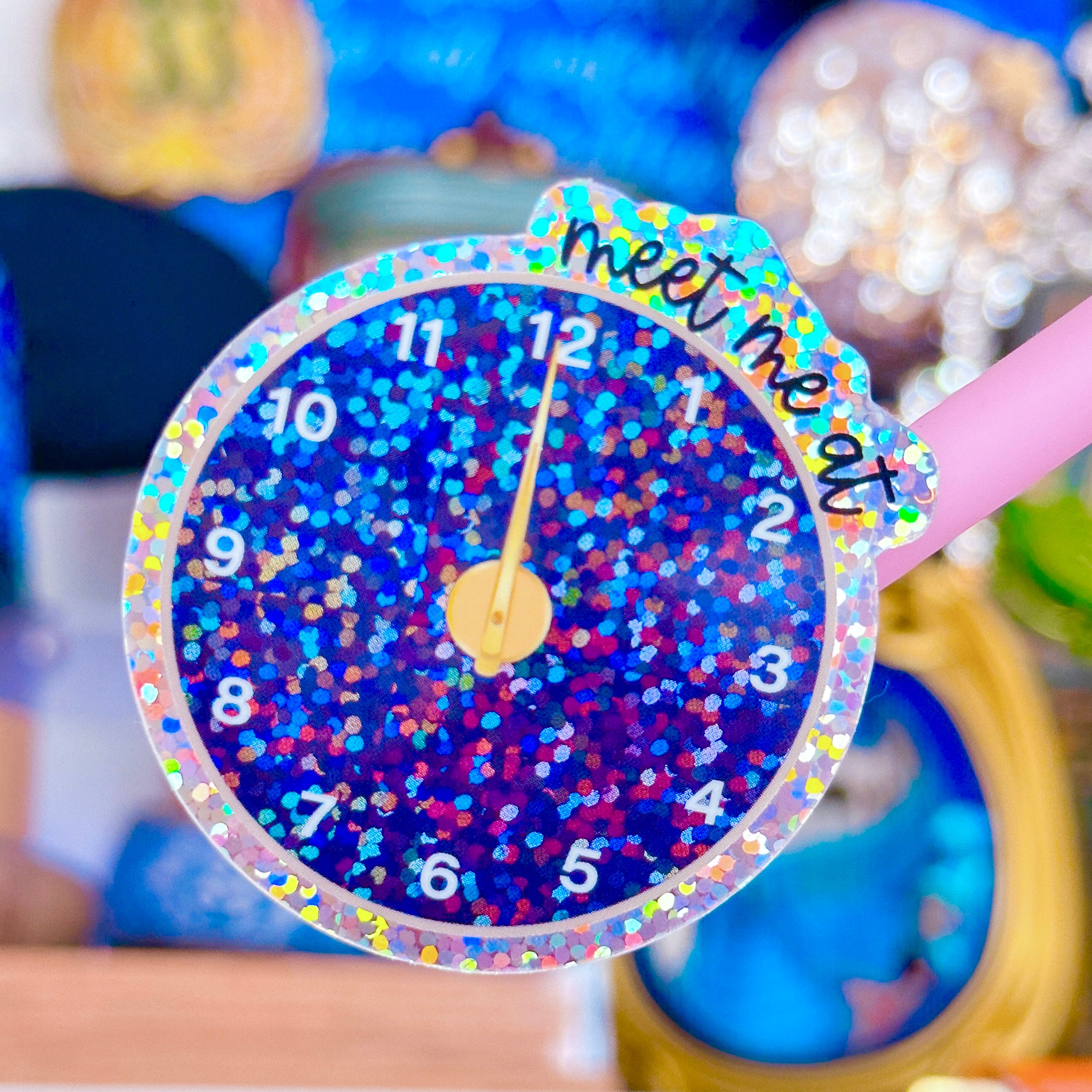 Waterproof Sticker - Midnights Clock Wall Decal - Perfect for Bedroom, Nursery, Office & Home Decor