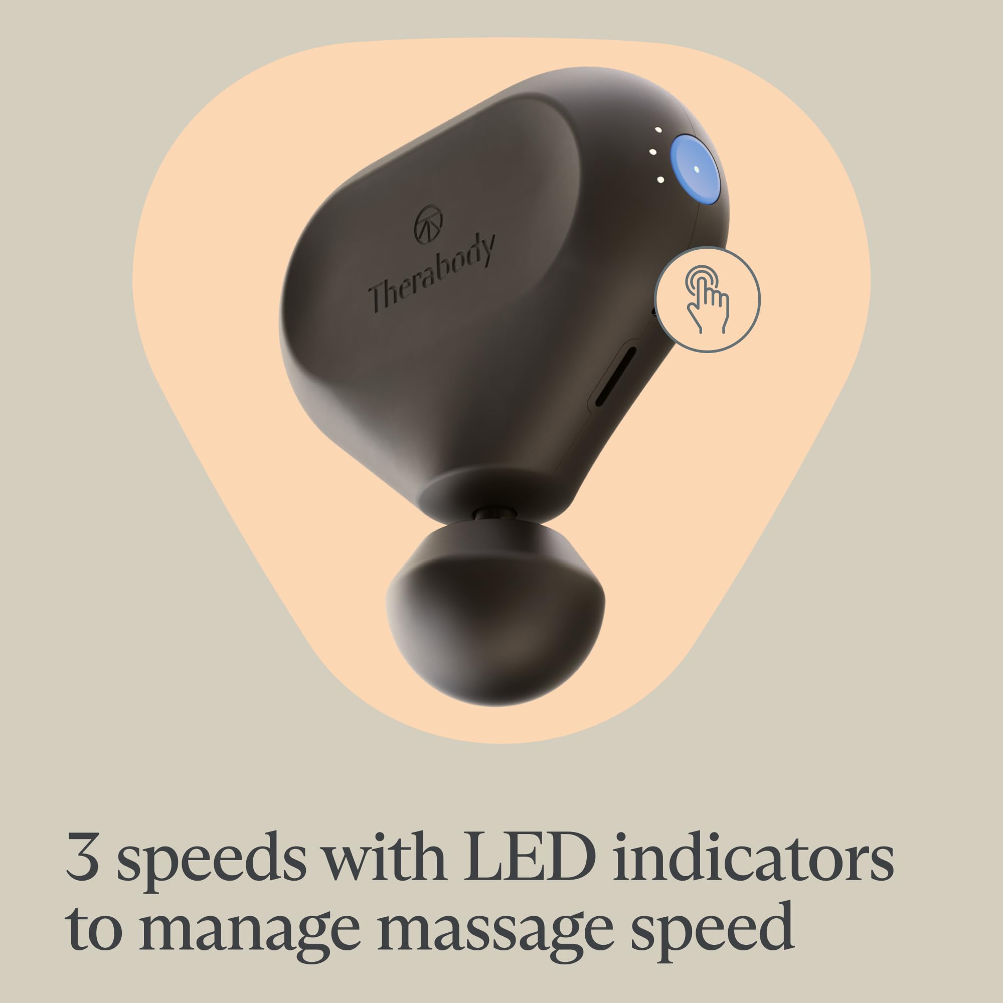 Theragun Mini Massage Gun - Portable Deep Tissue Percussion Massager for Muscle Pain Relief in Neck, Back, Legs & Shoulders | Compact Handheld Design for Travel, Workout Recovery & Home Use (Black)