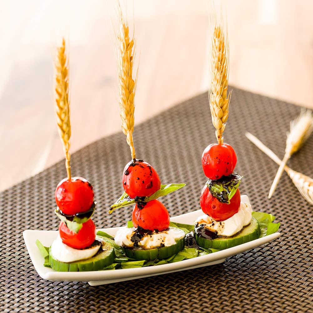 Eco-Friendly 6 Inch Bamboo Skewers - 500 Pack Natural Wooden Cocktail & Appetizer Sticks for Drinks, Snacks, and Party Platters | Sustainable Disposable Skewers for Cocktails, BBQ, Fruit, Cheese, and Charcuterie Boards