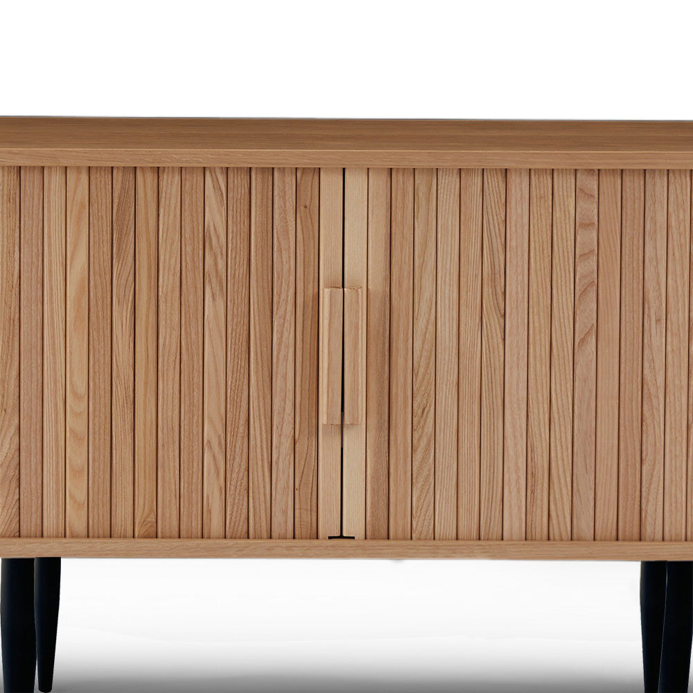 ASTON Entertainment TV Stand 200cm - Modern Oak Wood TV Cabinet for Living Room, Home Theater & Media Storage - Perfect for TVs up to 80 Inches