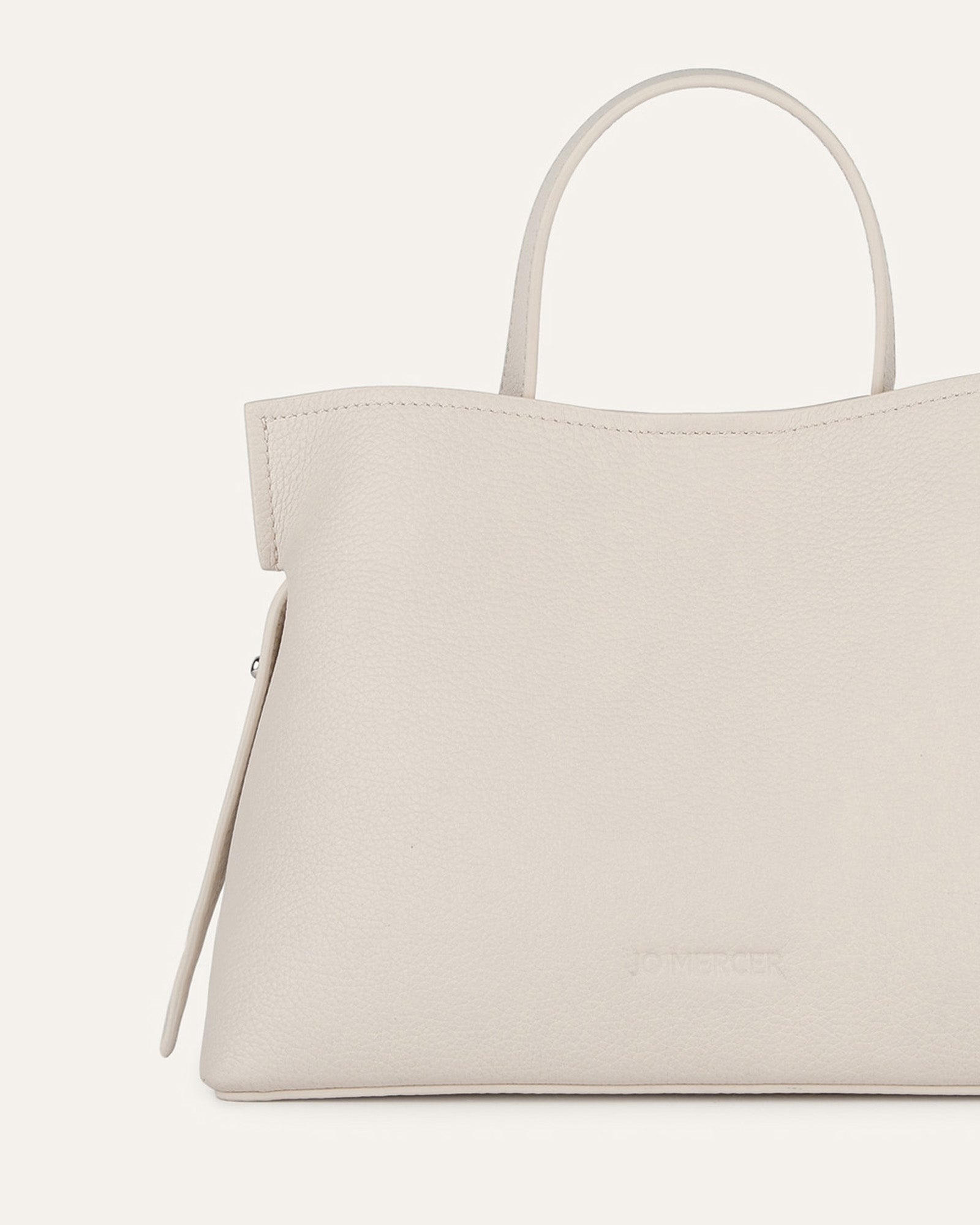 MISHI Women's Crossbody Bag - Genuine Leather, Off-White Color - Perfect for Work, Travel & Everyday Use