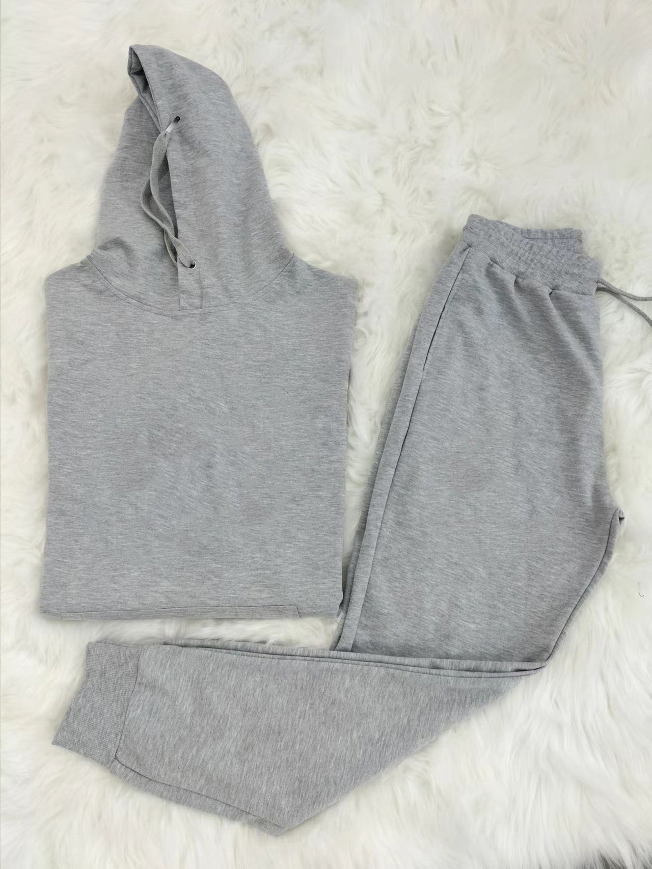 Men's Hooded Two Piece Suit - Premium Cotton Blend Jogger Set with Zipper Jacket | Comfortable Lounge Wear for Home, Gym & Casual Outings (XN4002)