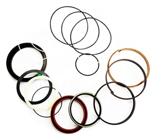 Komatsu Excavator Arm Cylinder Seal Kit 707-98-14610 - Compatible with PC10-7, PC20-7, PC20MR-1, PC25R-8 Models - Heavy Duty Hydraulic Seal Replacement for Construction Equipment Maintenance
