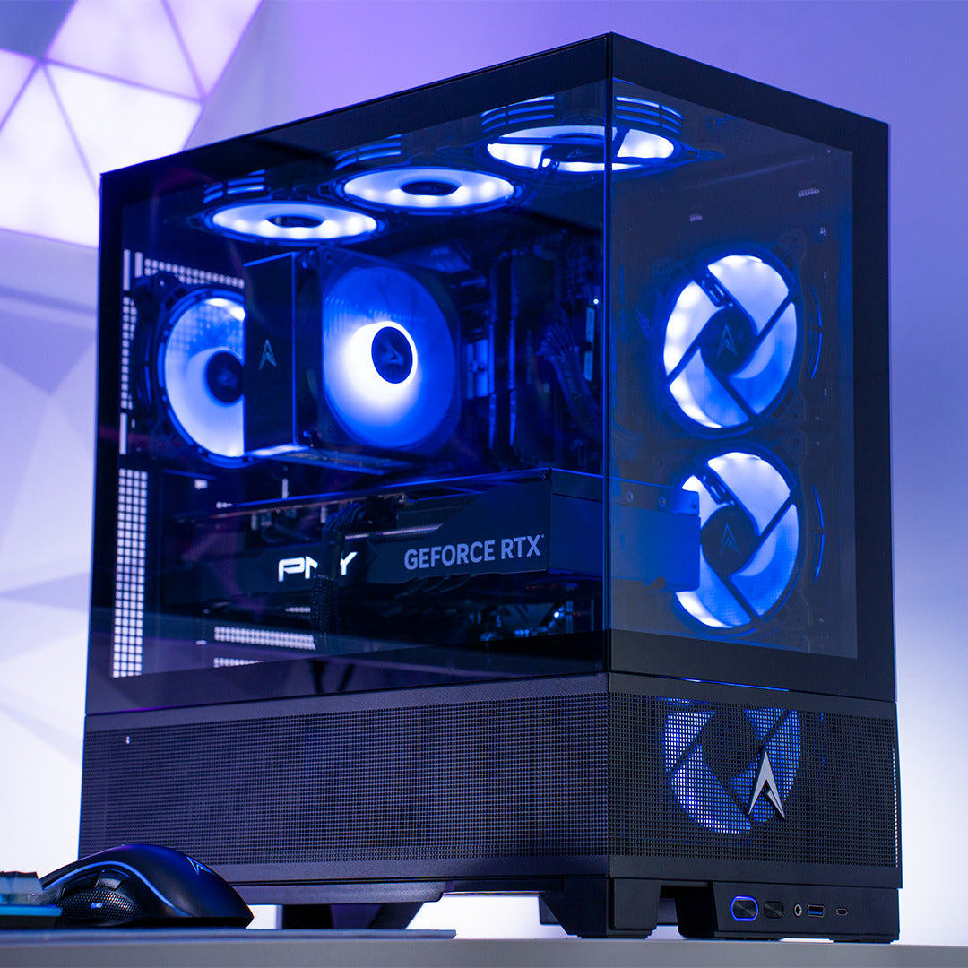 Allied Patriot MKII Gaming PC - AMD Ryzen 5 7500F Processor, NVIDIA RTX 5070 Ti 16GB Graphics, High Performance Desktop Computer (Black) for Gaming, Streaming & Content Creation