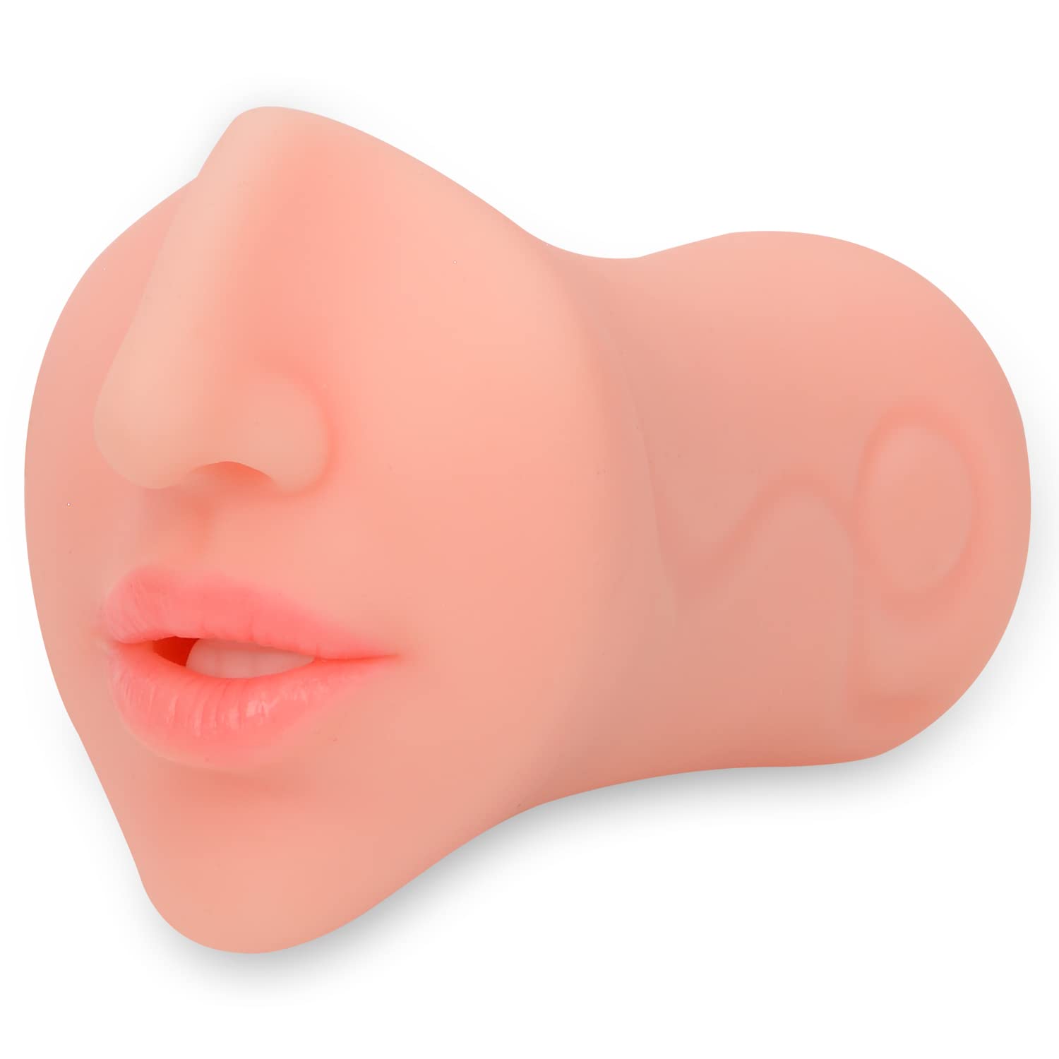 Realistic Deep Throat Male Masturbator - Lifelike Oral Sleeve with Tongue & Teeth - Pocket Stroker Sex Toy for Men - Perfect for Discreet Solo Pleasure & Enhanced Masturbation Experience at Home or Travel