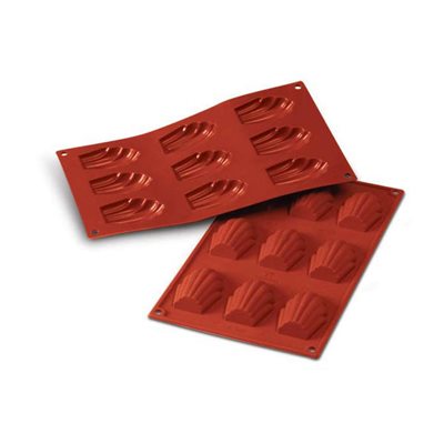Premium Silicone Madeleine Mold Set - 9 Piece Non-Stick Baking Pan for French Tea Cakes | Perfect for Home Baking, Tea Parties & Holiday Desserts