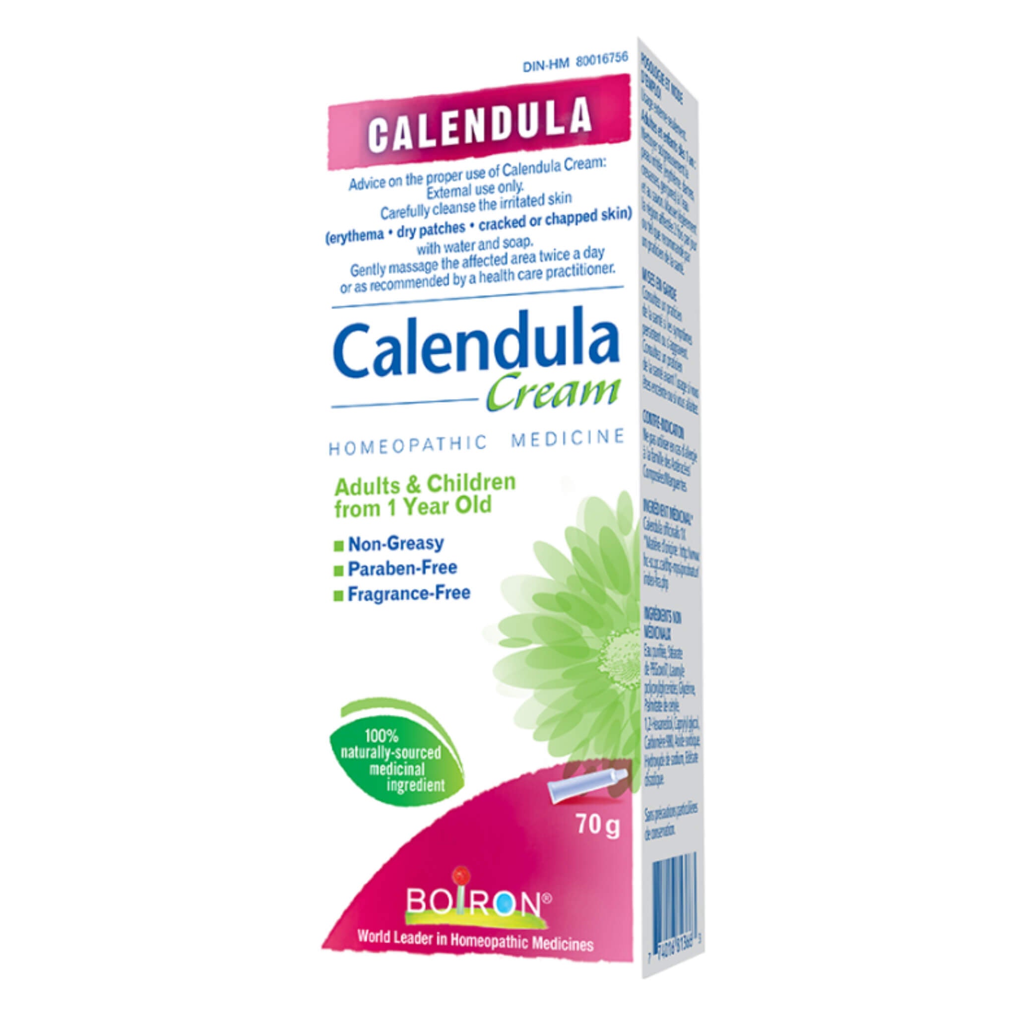 Organic Calendula Cream for Dry Skin – Soothing & Healing Face & Body Moisturizer – Perfect for Eczema, Psoriasis & Sunburn Relief