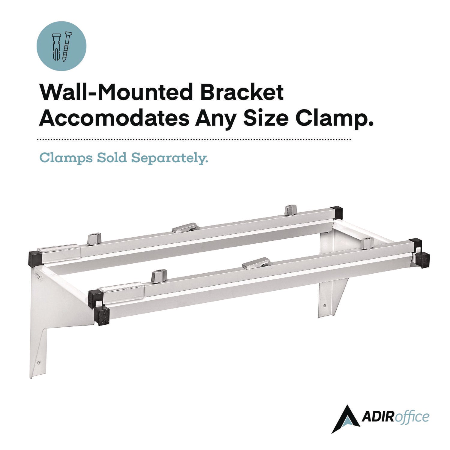 AdirOffice Drop Lift Blueprint Storage Wall Rack - Organizer for Large Documents, Blueprints & Posters (7.9