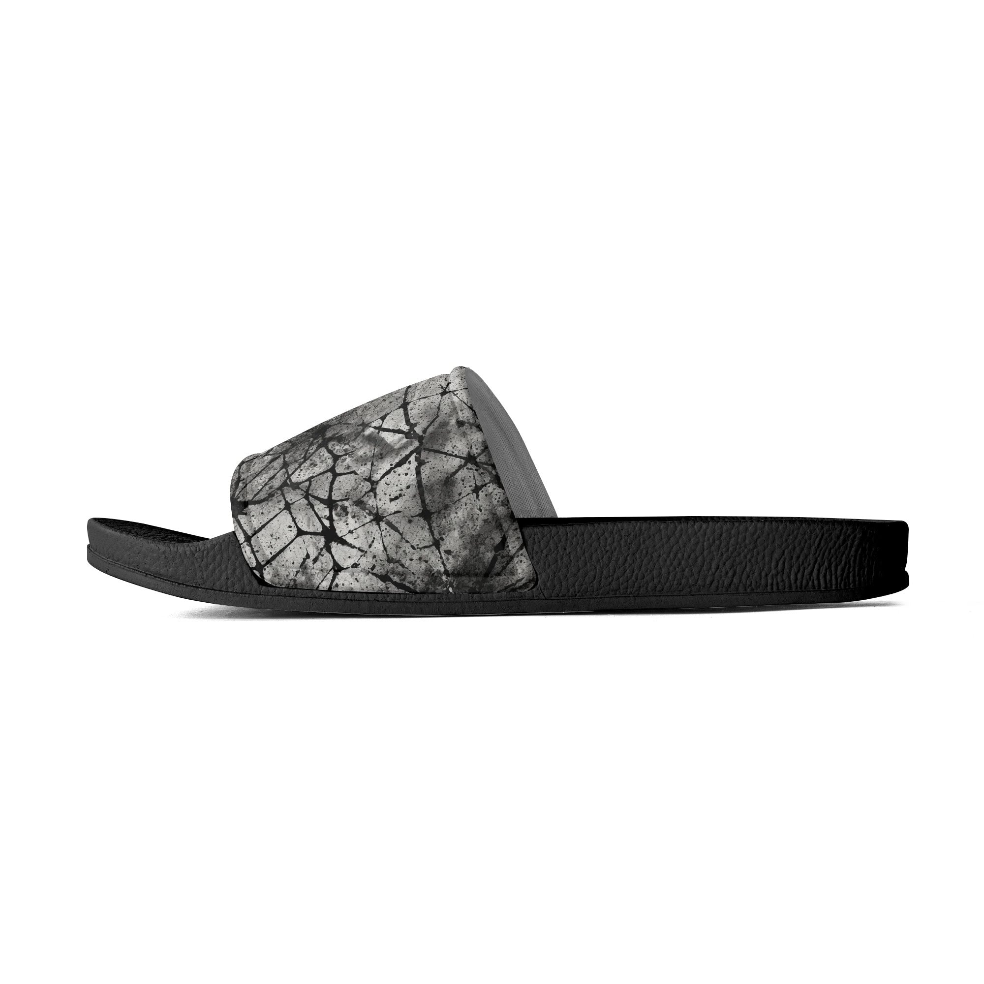 Distressed Men's PVC Sandals - Comfortable & Durable Summer Beach Shoes for Outdoor Walking, Hiking, and Casual Wear