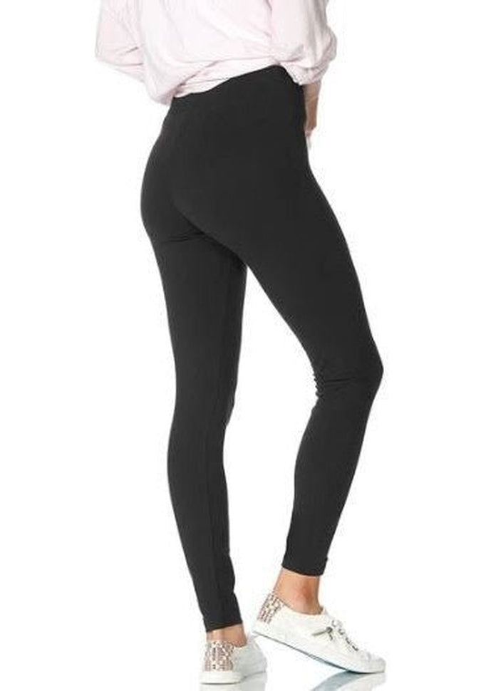 HUE Ultra Leggings with Wide Waistband - High Waisted Yoga Pants for Women, Small Size Only | Perfect for Workout, Running & Everyday Comfort