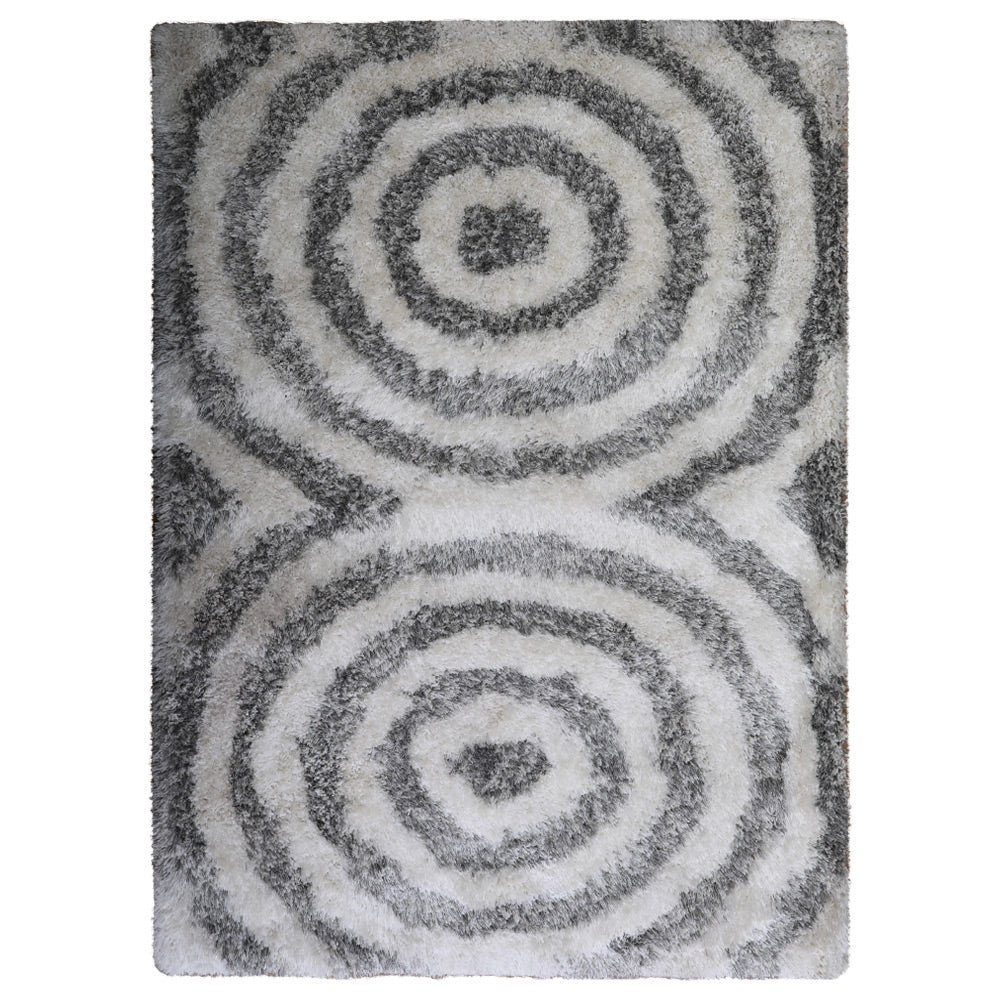 Stylish Chequered Hand Tufted Rug - Soft Non-Slip Area Rug for Living Room, Bedroom & Office Decor