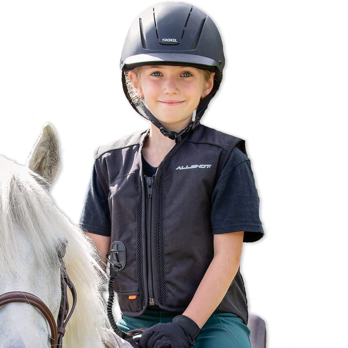 SafeKid Allshot Safety Airbag Vest for Kids - Impact Protection for Biking, Skateboarding & Outdoor Play - Adjustable & Lightweight Child Safety Gear