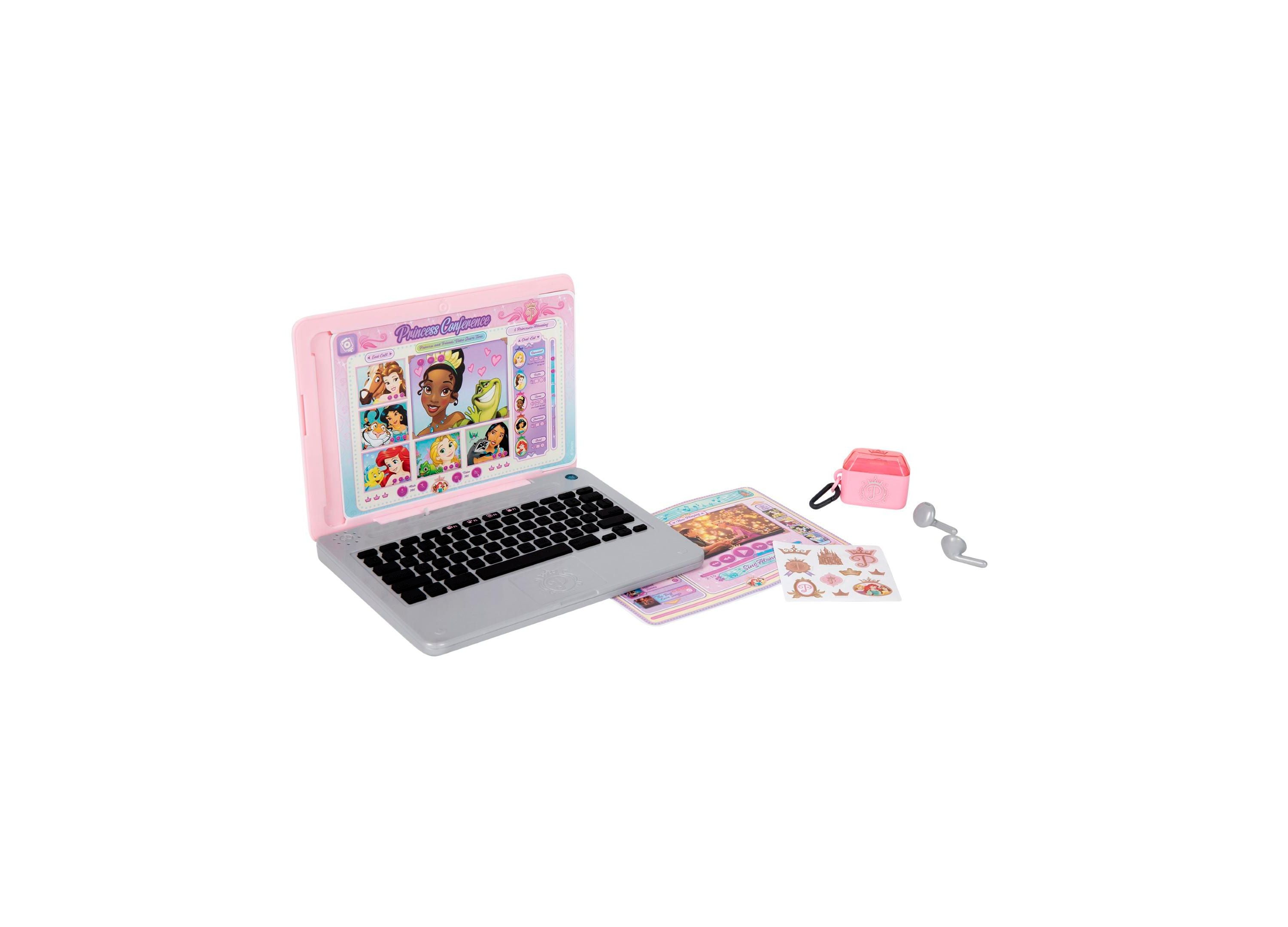 Disney Princess Interactive Play Laptop - Educational Learning Toy for Kids with Music & Lights - Perfect for Pretend Play & Early Childhood Development