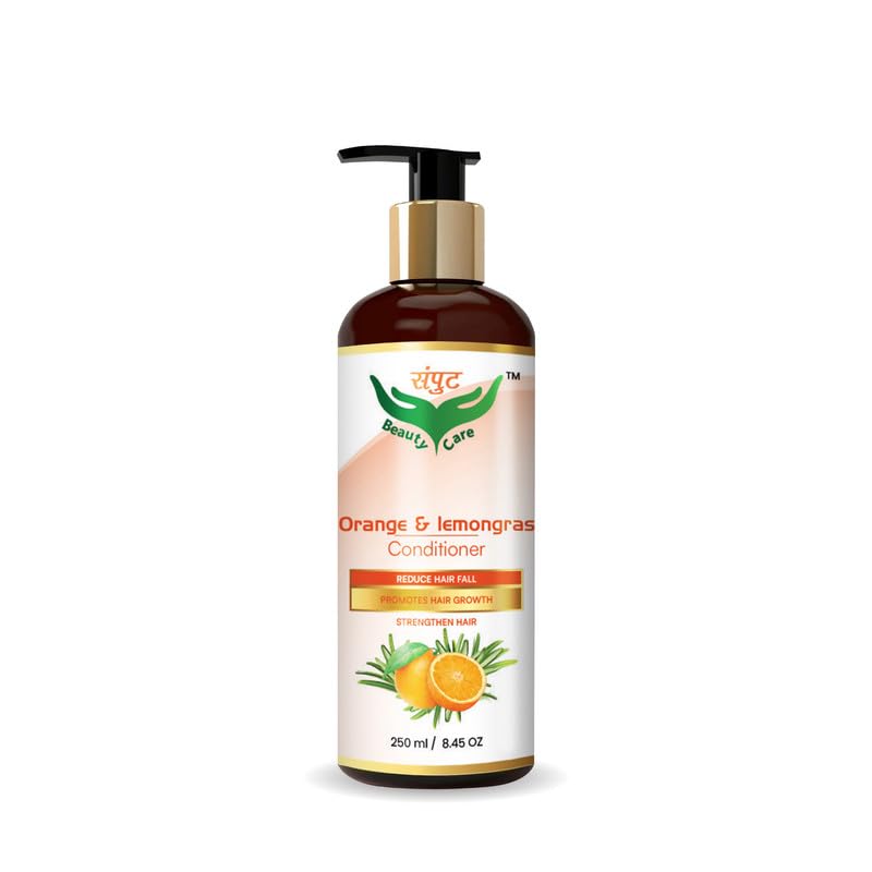 Organic Orange & Lemongrass Hair Conditioner - Reduce Oil & Boost Growth for Stronger Hair | Natural Scalp Care for Oily Hair | Perfect for Daily Use & Hair Repair