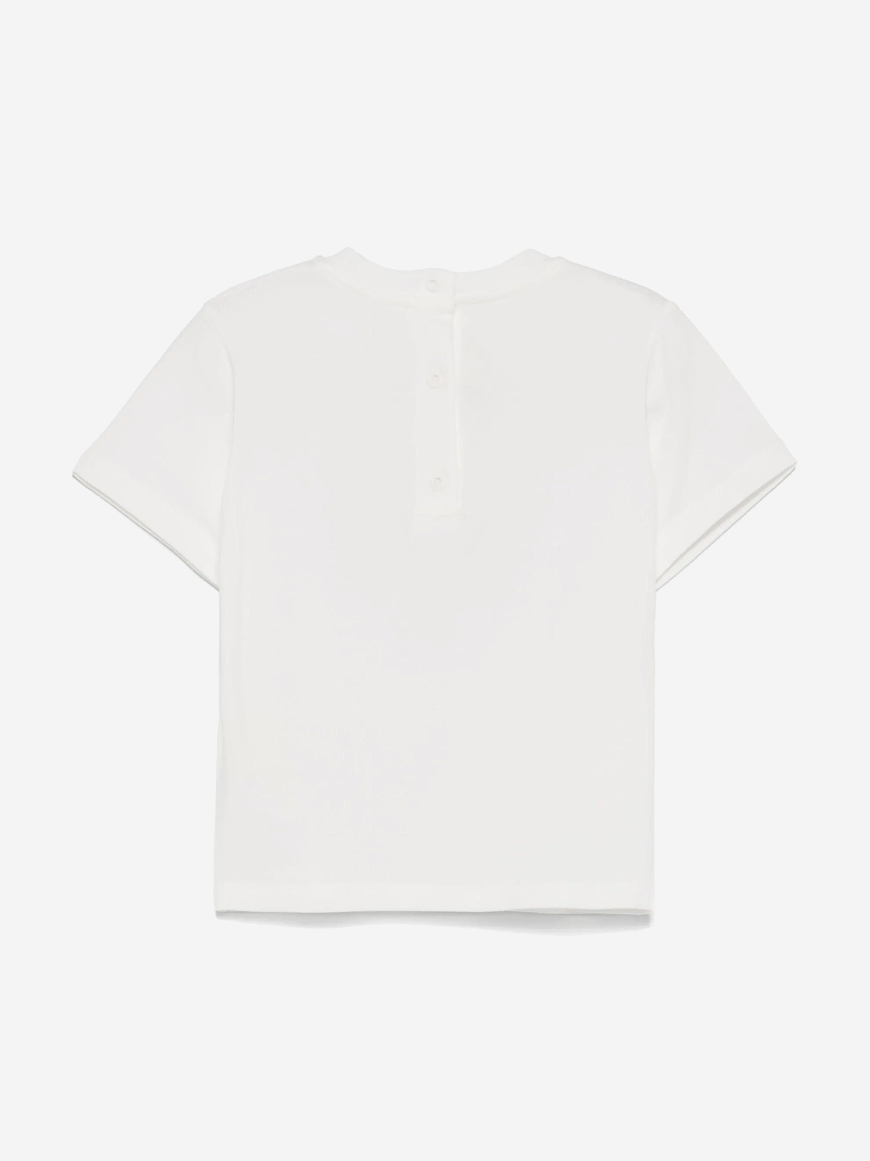 Baby Bear Logo White T-Shirt for Kids - Soft & Comfortable Cotton Tee for Casual Wear, Playdates, and Family Outings
