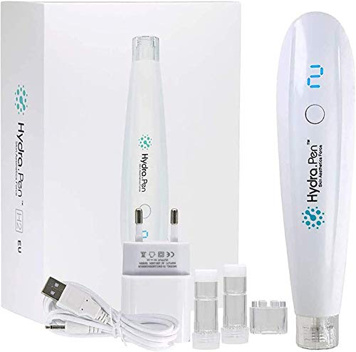 Hydra Pen H2 Microdermabrasion Machine for Skin Care - Professional Beauty Tool with 2 Needle Cartridges - Perfect for Facial Rejuvenation & At-Home Spa Treatments