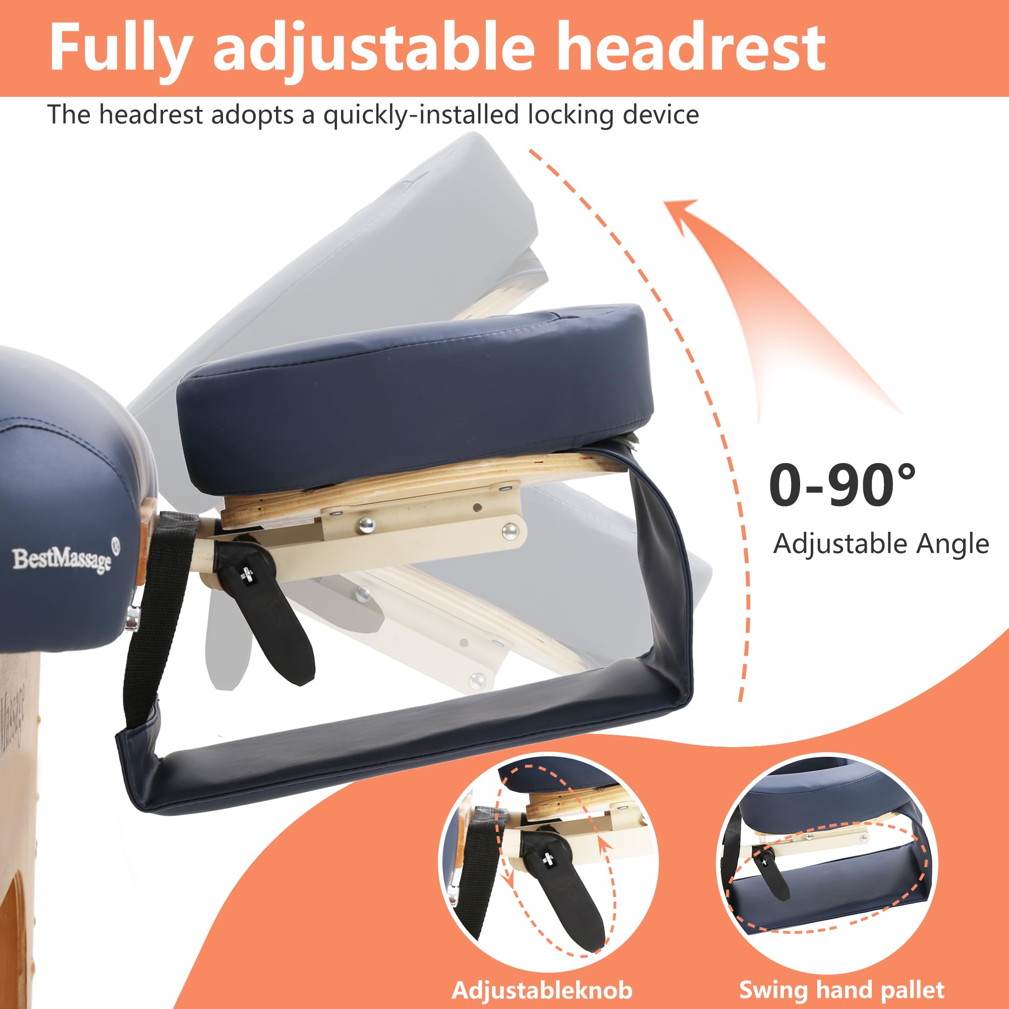 Premium Portable Massage Table 72