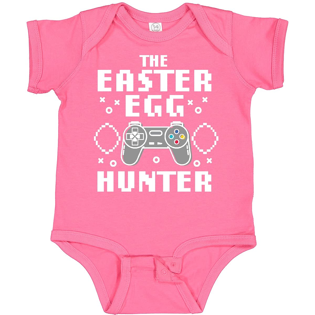 Inktastic Happy Easter The Easter Egg Hunter Gamer Baby Bodysuit - Cute Easter Outfit for Babies & Toddlers - Perfect for Easter Egg Hunts, Family Photos & Holiday Celebrations