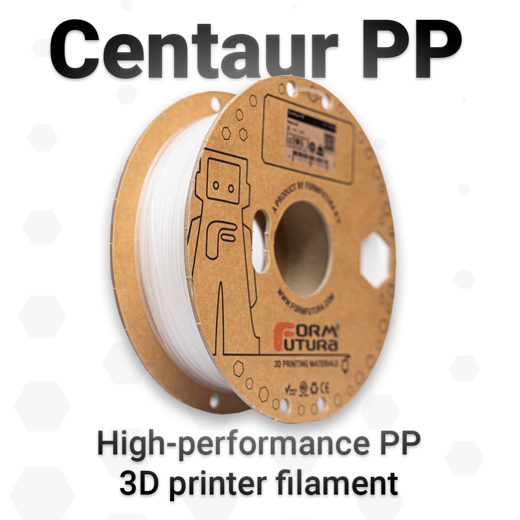 Premium PP Filament Centaur - 2.85mm, 1500g, Black - High-Quality 3D Printer Filament for Industrial Prototyping, Functional Parts & Durable Prints