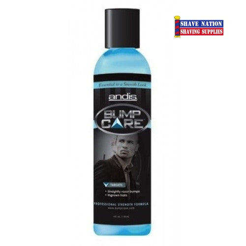 Andis Bump Care Irritation Relief Treatment - 4oz Soothing Solution for Razor Bumps & Ingrown Hairs - Post-Shave Skin Care for Men & Women - Perfect for Sensitive Skin After Shaving or Waxing