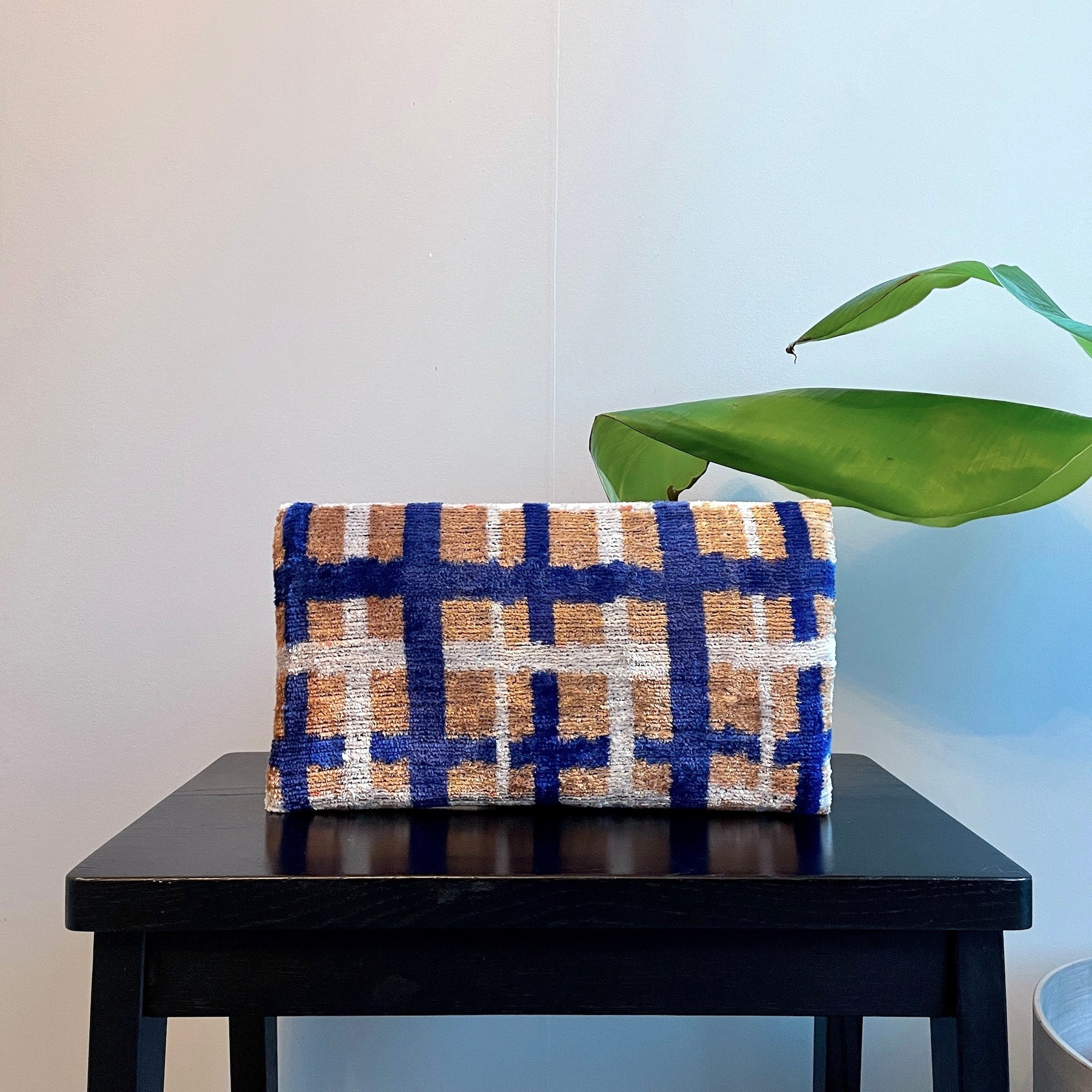 Stylish Ikat Print Clutch Bag - Rapallo Women's Fashion Handbag for Evening Parties & Special Occasions