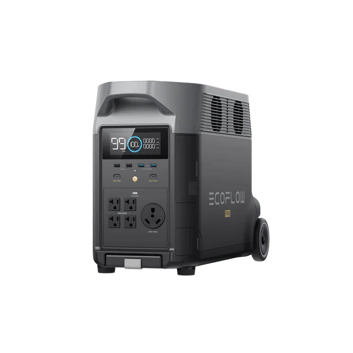 EcoFlow DELTA Pro 3600Wh 3600W Portable Power Station with 250W Solar Panel Kit - Perfect for Home Backup, Camping & Off-Grid Power Solutions