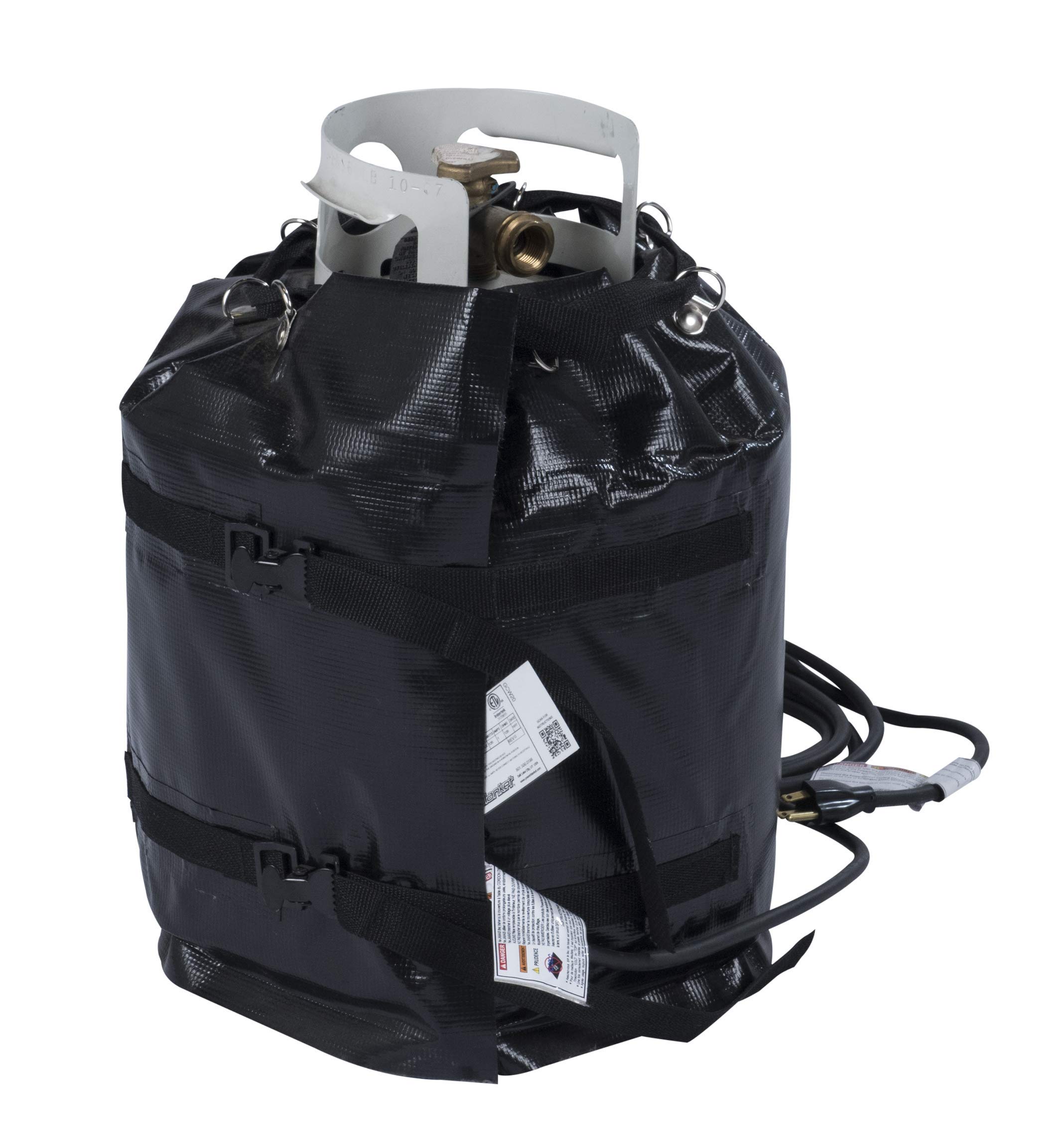 Powerblanket GCW20 Insulated Propane Tank Heater for 20 lb Gas Cylinder - Winter Heating Solution for Outdoor Grilling, RV & Camping
