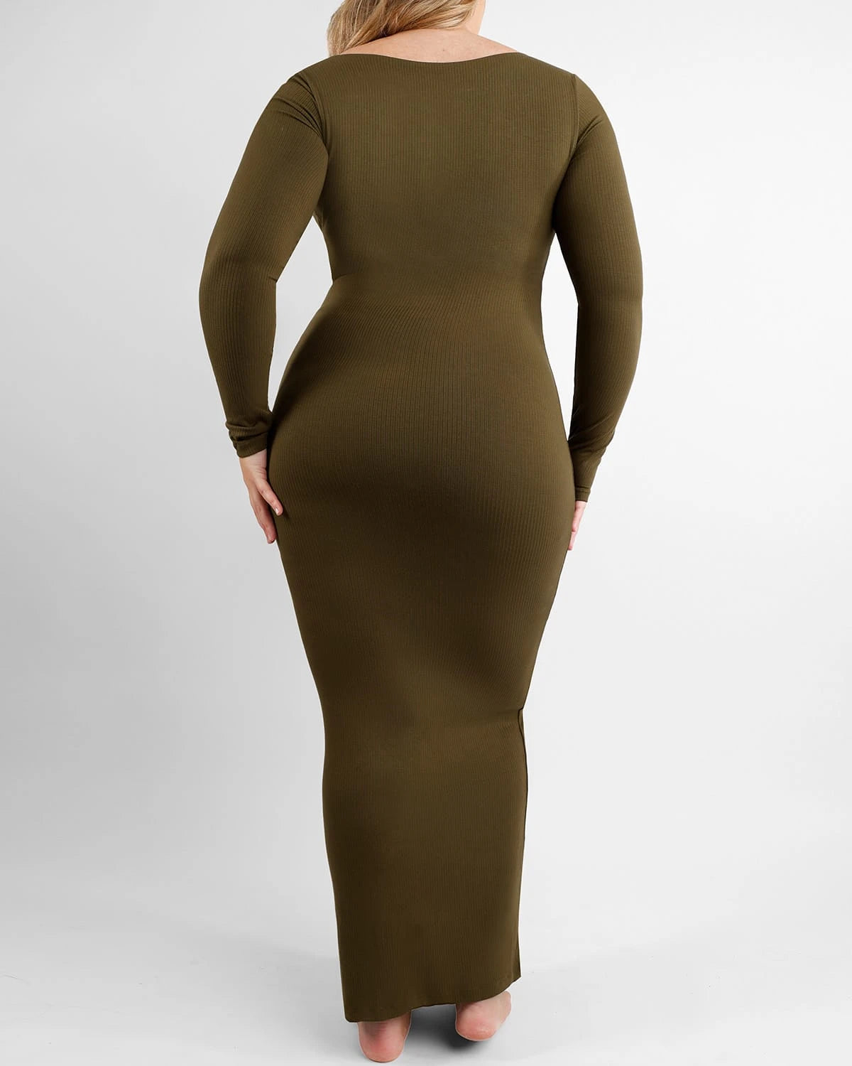 Stylish Cozy Ribbed Shoulder Cut Out Bodycon Dress for Women | Perfect for Date Night, Parties & Evening Events