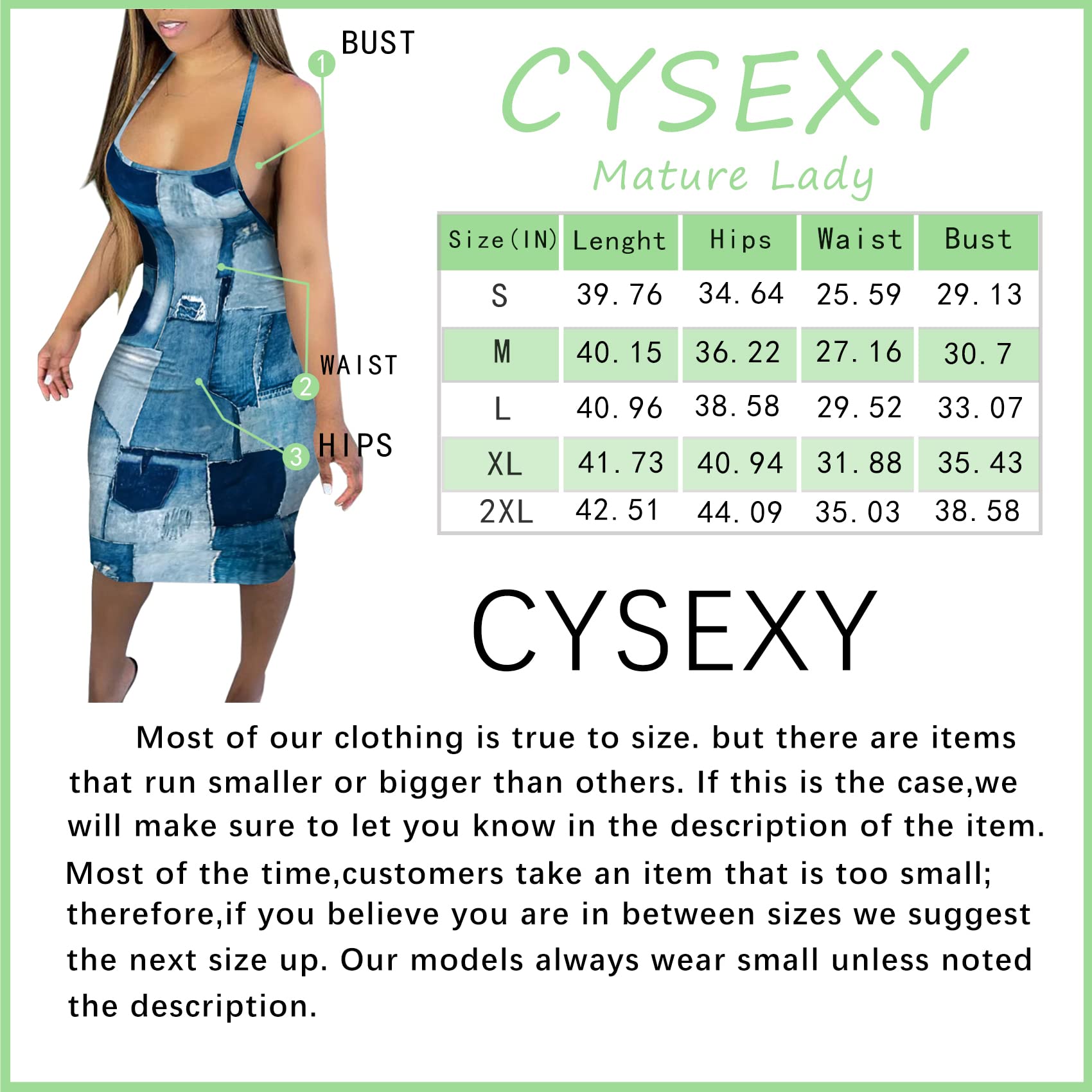 CYSEXY Women's Sexy Tie-Dye Bodycon Dress - Sleeveless Tank Club Party Midi Dress for Summer | Perfect for Night Out, Beach Vacations & Date Nights