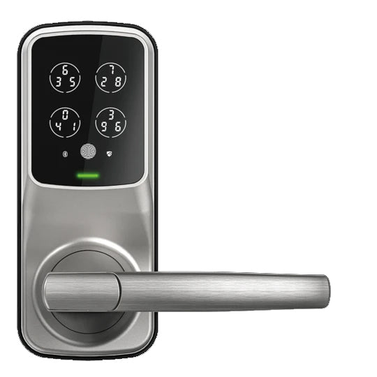 PGD688 Smart Digital Door Lock - Keyless Entry, Fingerprint & PIN Code, Compact Design - Free Basic Installation - Perfect for Homes, Apartments & Offices