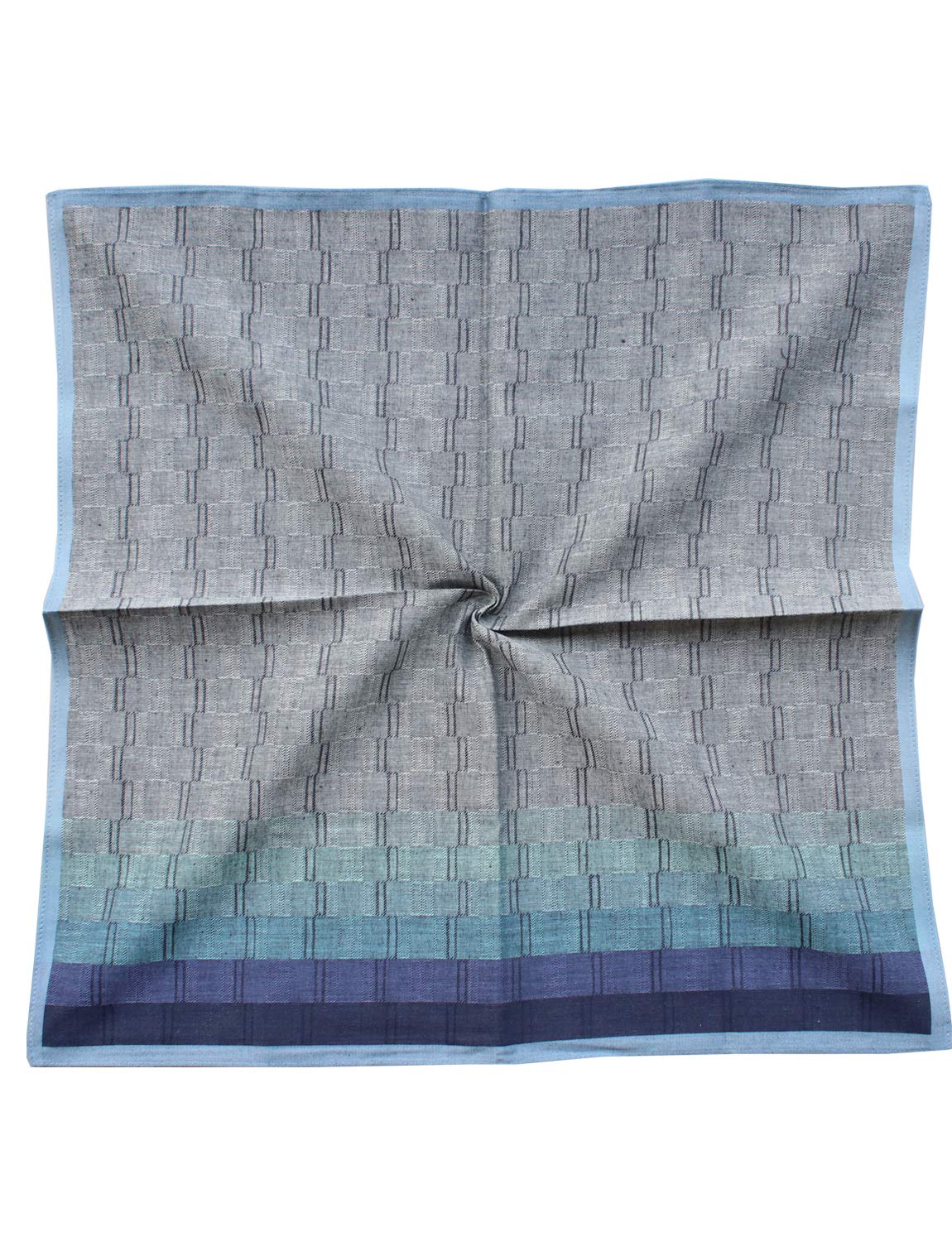 Premium 100% Cotton Plaid Handkerchiefs for Men - Soft & Breathable Luxury Pocket Squares - Perfect for Weddings, Business, and Everyday Elegance