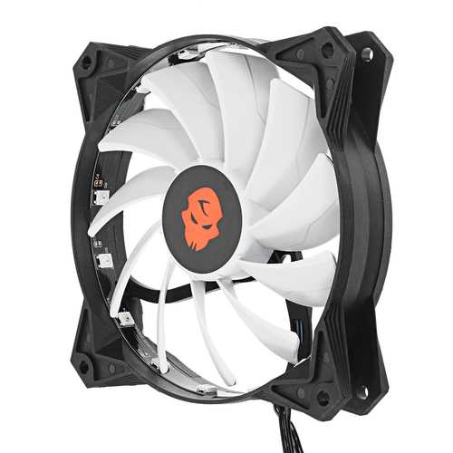 12V DC 120mm RGB LED PC Cooling Fan - 3PIN/4PIN Sleeve Bearing for Computer Case, CPU Heatsink & Gaming PC Build - Perfect for Enhanced Airflow & Custom RGB Lighting