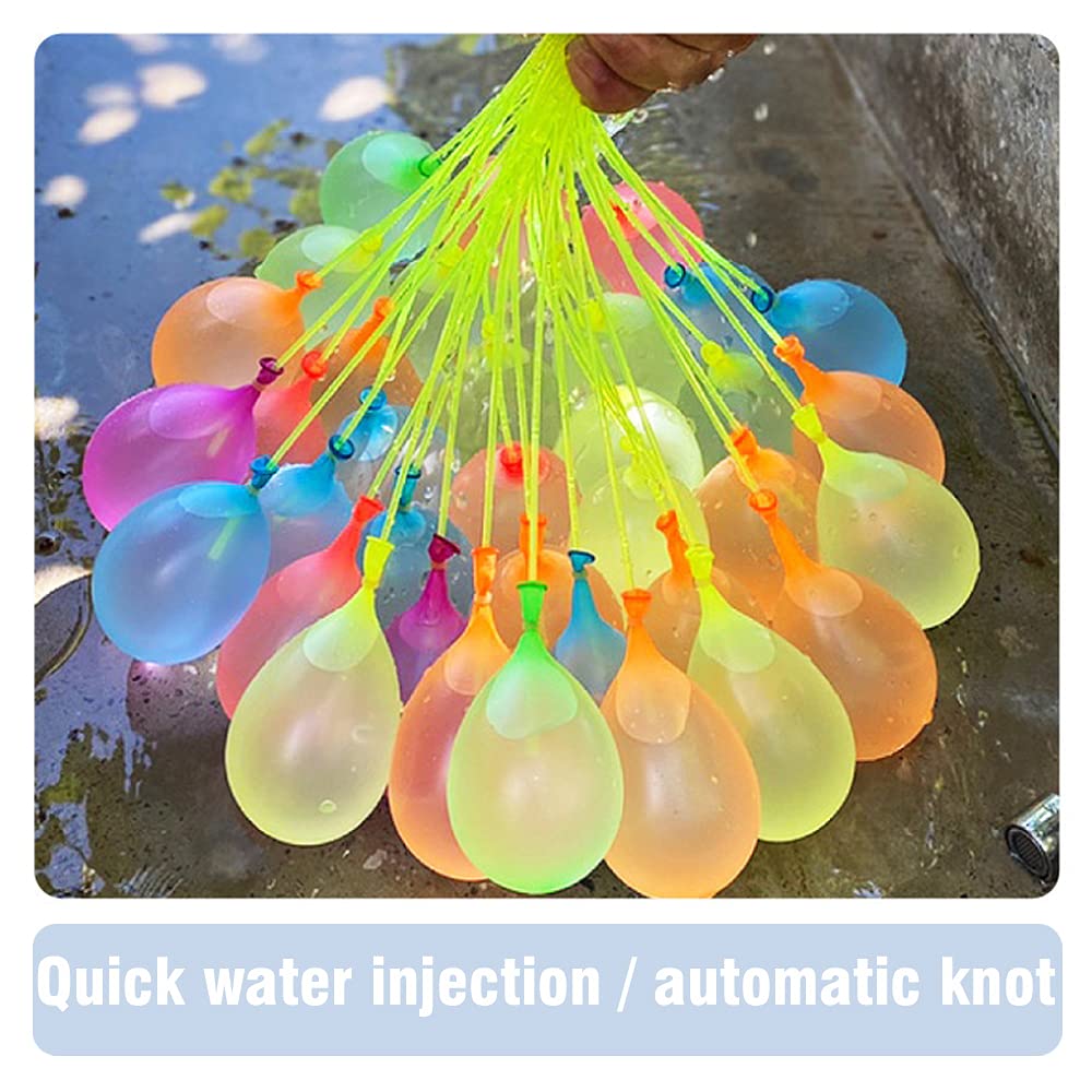 Quick Fill Water Balloons for Summer Fun - 1184 Pack for Pool Parties, Beach Games & Outdoor Water Activities | Fast & Easy Fill Magic Water Balloons