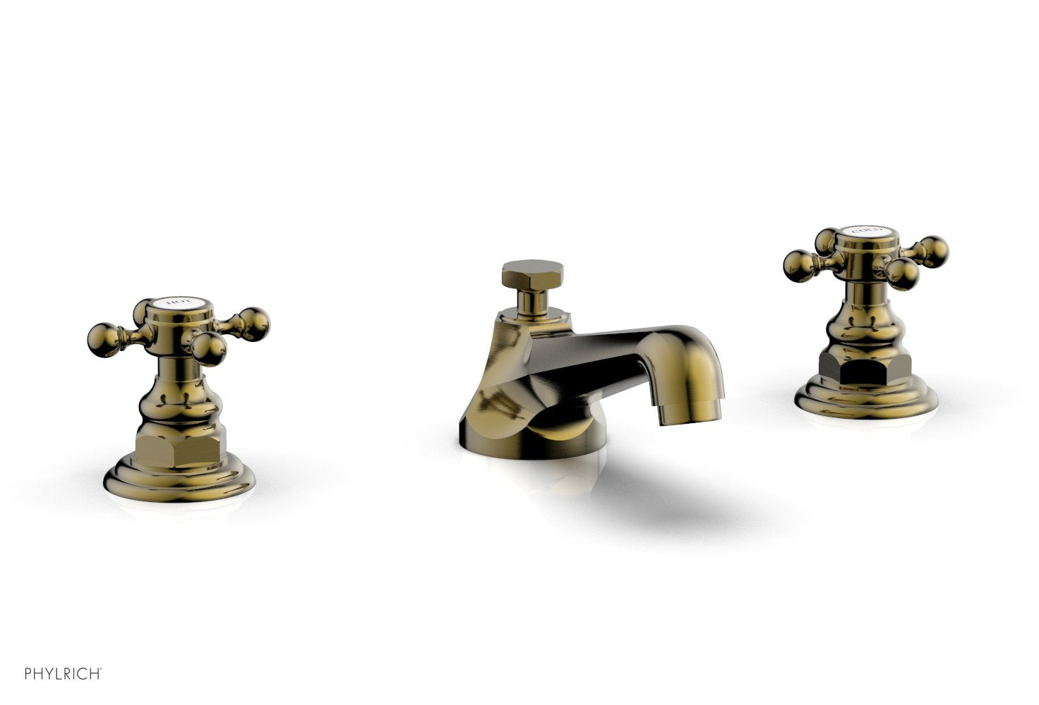HEX TRADITIONAL Widespread Bathroom Faucet 500 01 - Perfect for Modern Vanities & Luxury Home Renovations