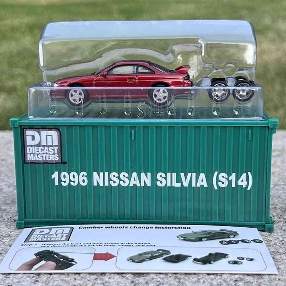 1:64 DieCast Nissan Silvia S14 S15 Model Car - Collectible Miniature Toy for Hobbyists & Car Enthusiasts | Perfect Gift for Birthday, Christmas & Display Collection | DM Container Brand