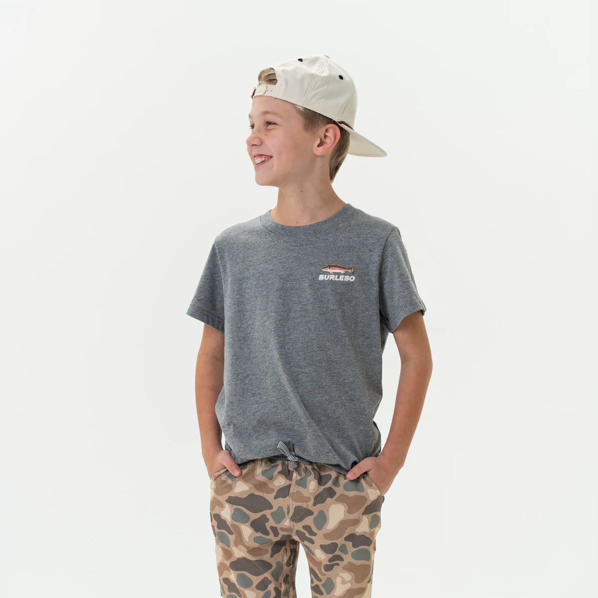 Burlebo Keeper Redfish T-Shirt - Comfortable Fishing Tee for Men - Perfect for Saltwater Fishing, Outdoor Adventures & Casual Wear