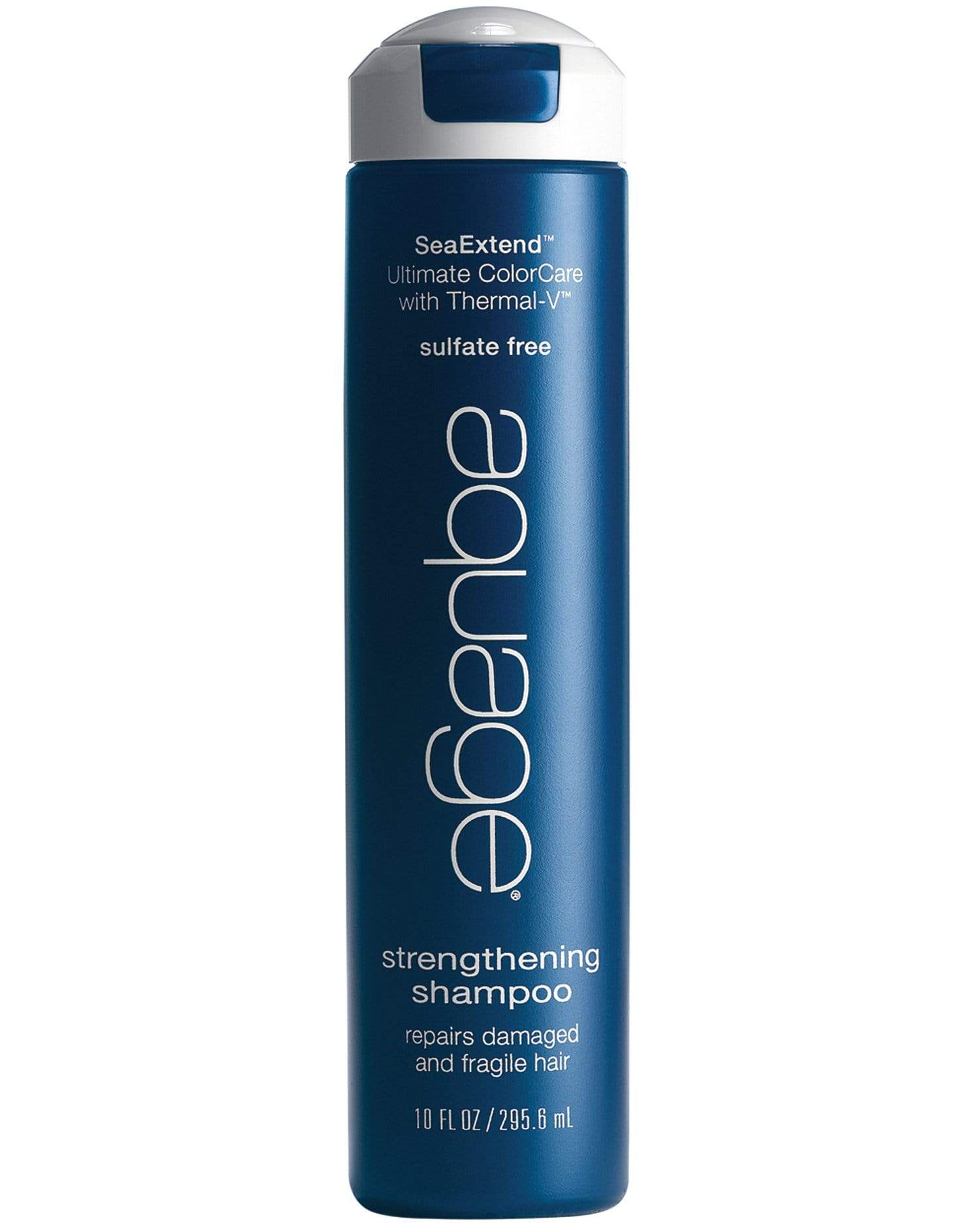 Aquage Sea Extend Strengthening Shampoo for Damaged Hair - Sulfate-Free Hair Repair Treatment with Marine Extracts | Perfect for Color-Treated, Dry & Brittle Hair at Home or Salon Use