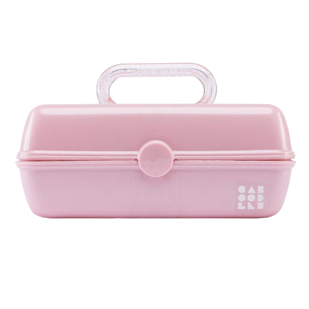 Caboodle Pretty In Petite Makeup Organizer - Portable Cosmetic Case for Travel & Daily Use | Perfect for Teens & Women | Compact Storage for Makeup, Jewelry & Essentials