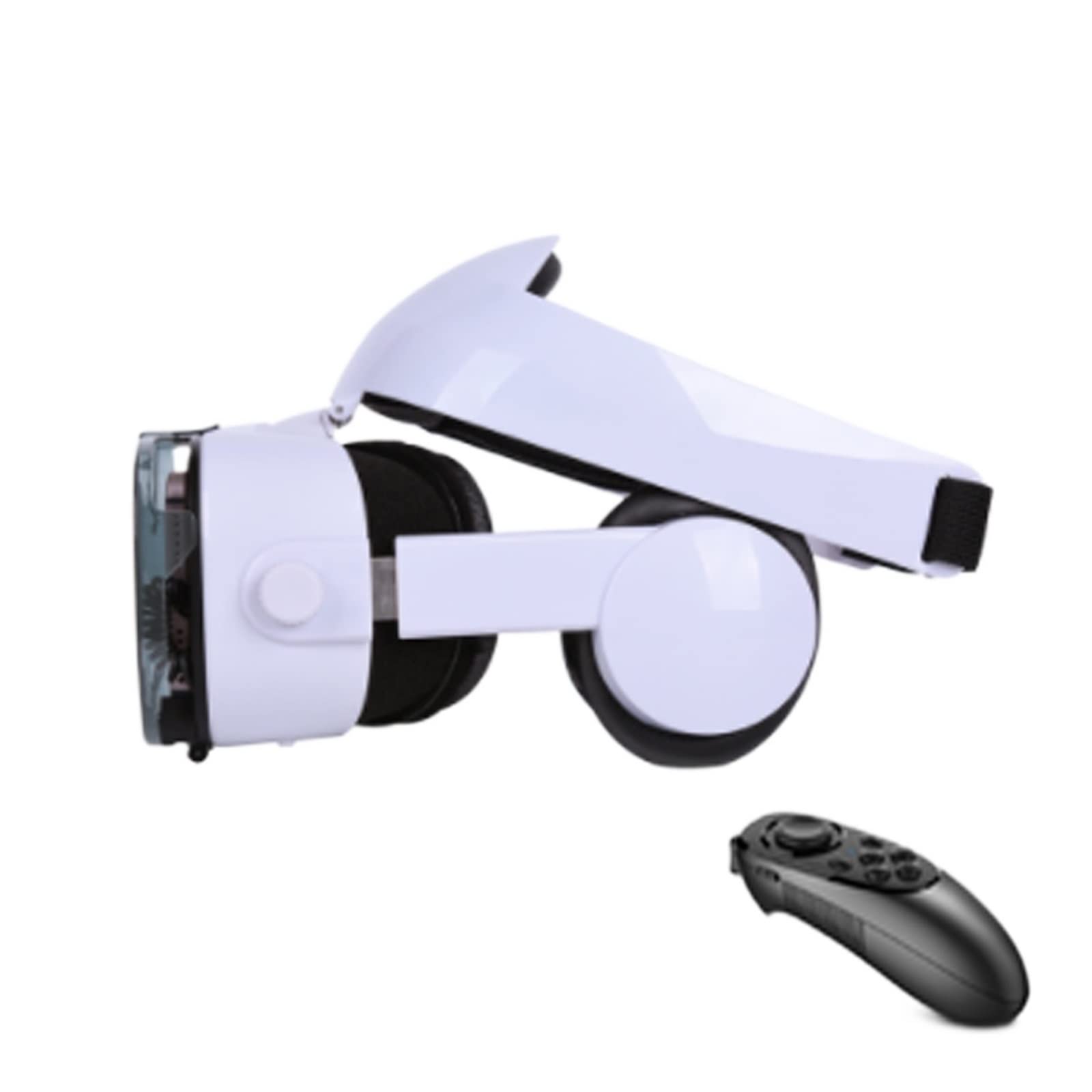 Best Virtual Reality 3D VR Headset with Controller - Compatible with Smartphones up to 6.4 Inch - Immersive Gaming & Movie Experience for Android & iOS Devices