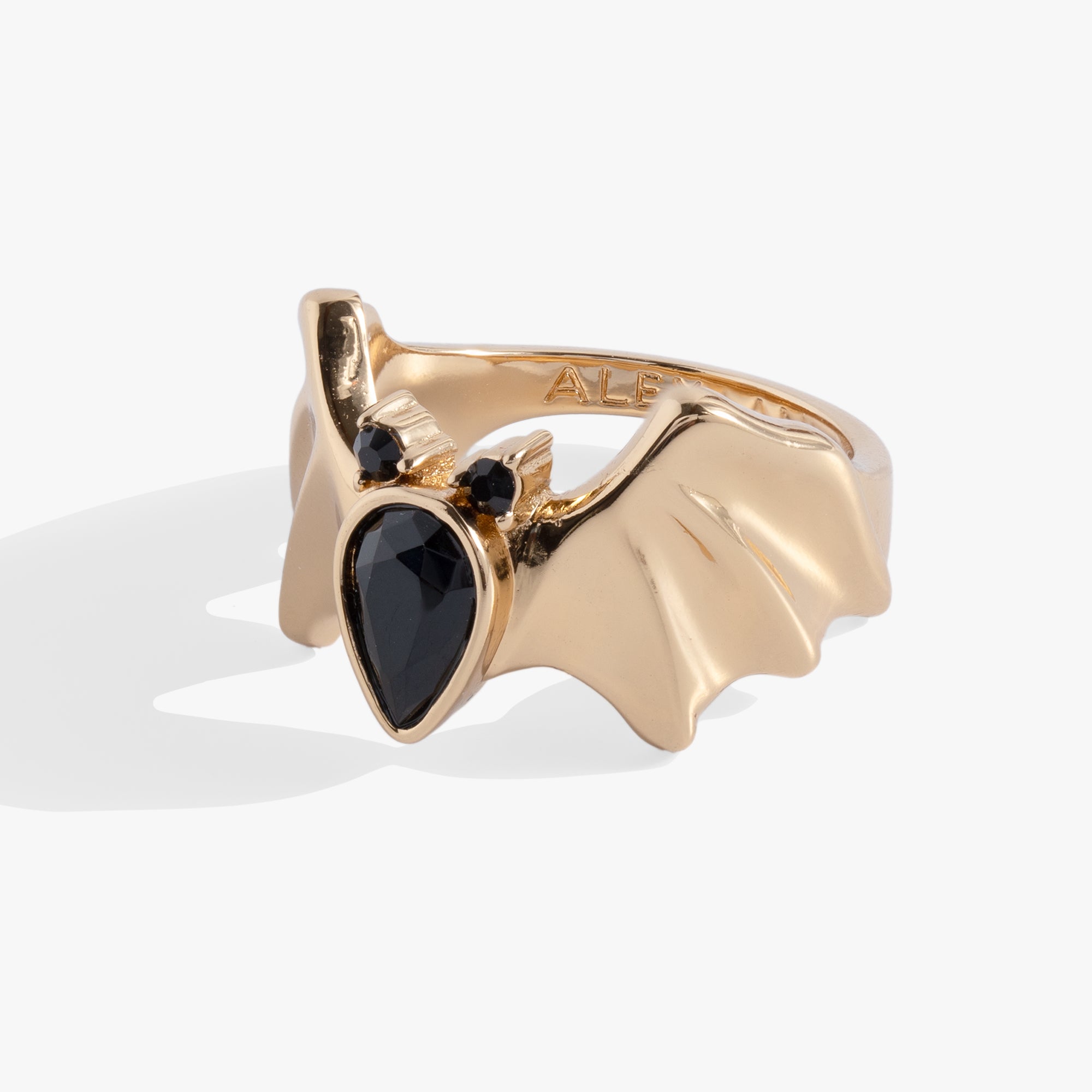 Bat Ring - Gothic Jewelry for Women & Men, Sterling Silver Bat Wing Ring, Perfect for Halloween, Goth Fashion & Vampire Themed Parties