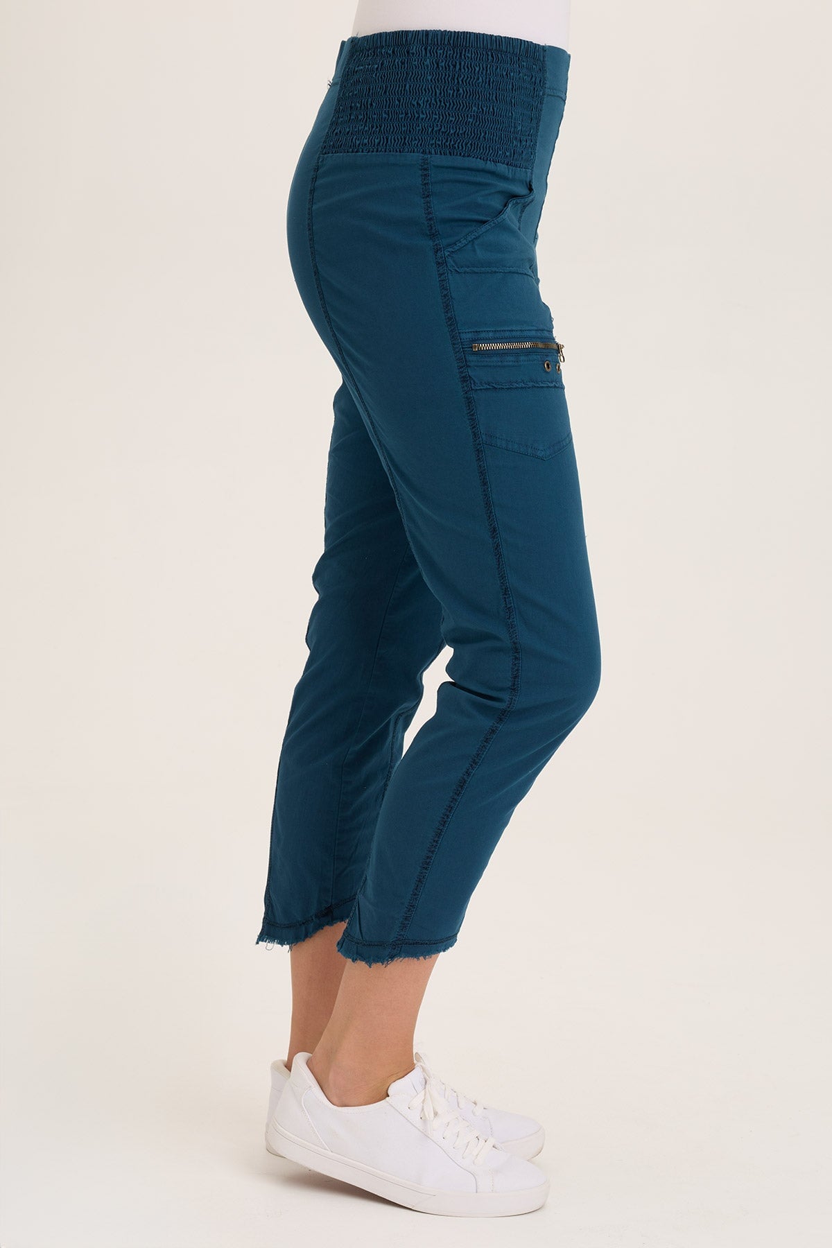Acker Women's Slim Fit Zip-Up Crop Top - Stylish & Comfortable for Casual Wear, Workouts & Layering