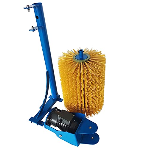 Electric Cow Brush - Automatic Rotating Cattle & Horse Grooming Brush for Cows, Horses, Donkeys - 110V Swing Type Animal Body Brush - Perfect for Barns, Stables & Livestock Care